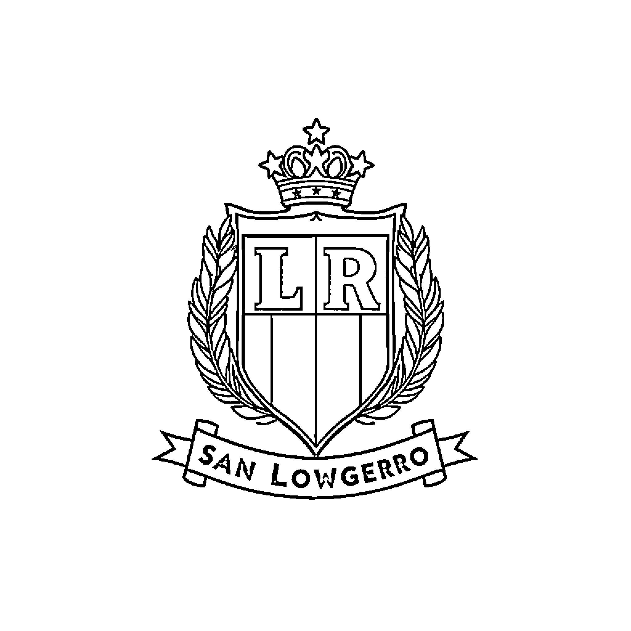 San Lorenzo de Almagro's Emblem and Banner Coloring Page (free black-and-white line drawing printable PDF for all, from beginners to advanced learners, including children, teens, adults, and seniors)