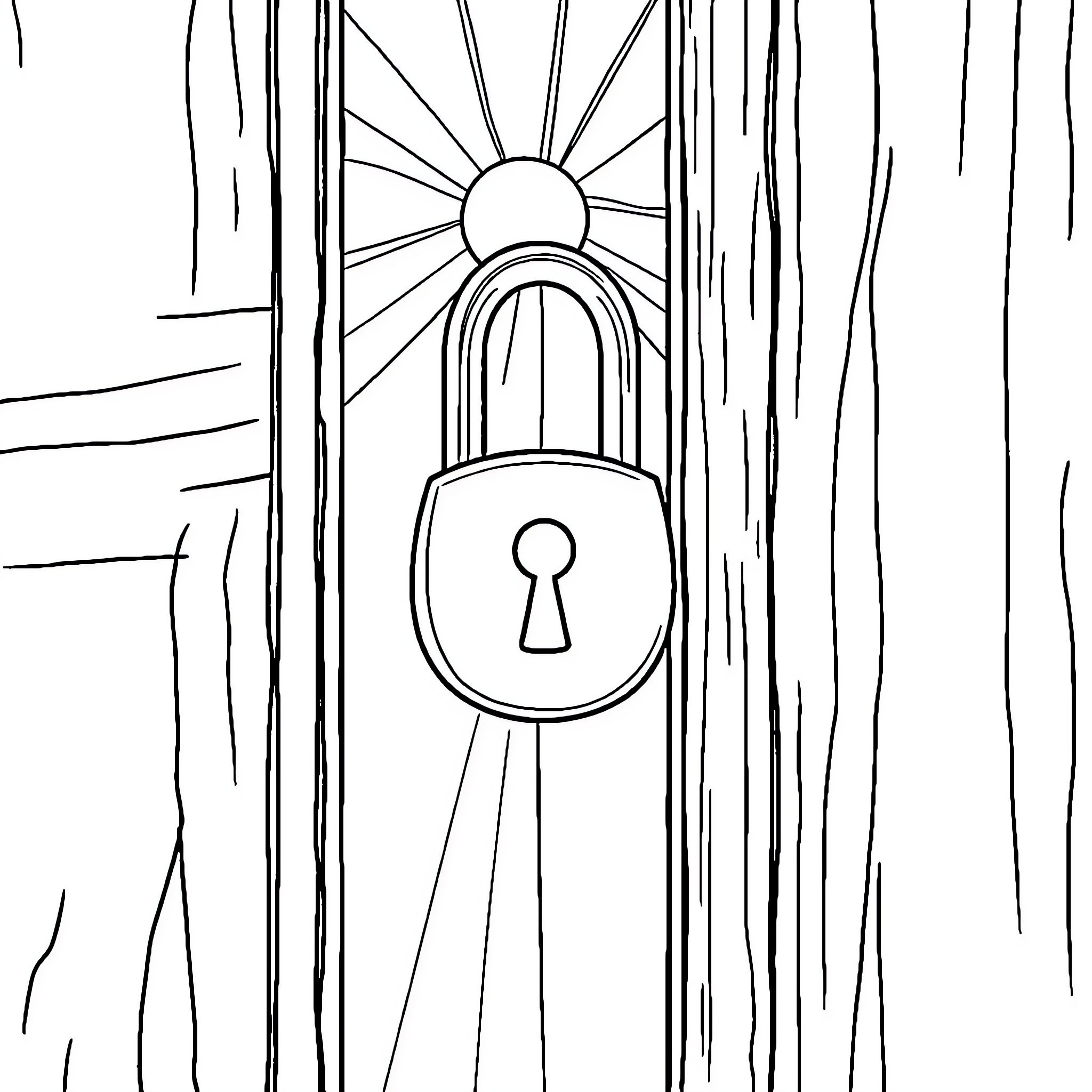 Blue Lock - Locked Passage to Illumination Coloring Page (free black-and-white line drawing printable PDF for all, from beginners to advanced learners, including children, teens, adults, and seniors)
