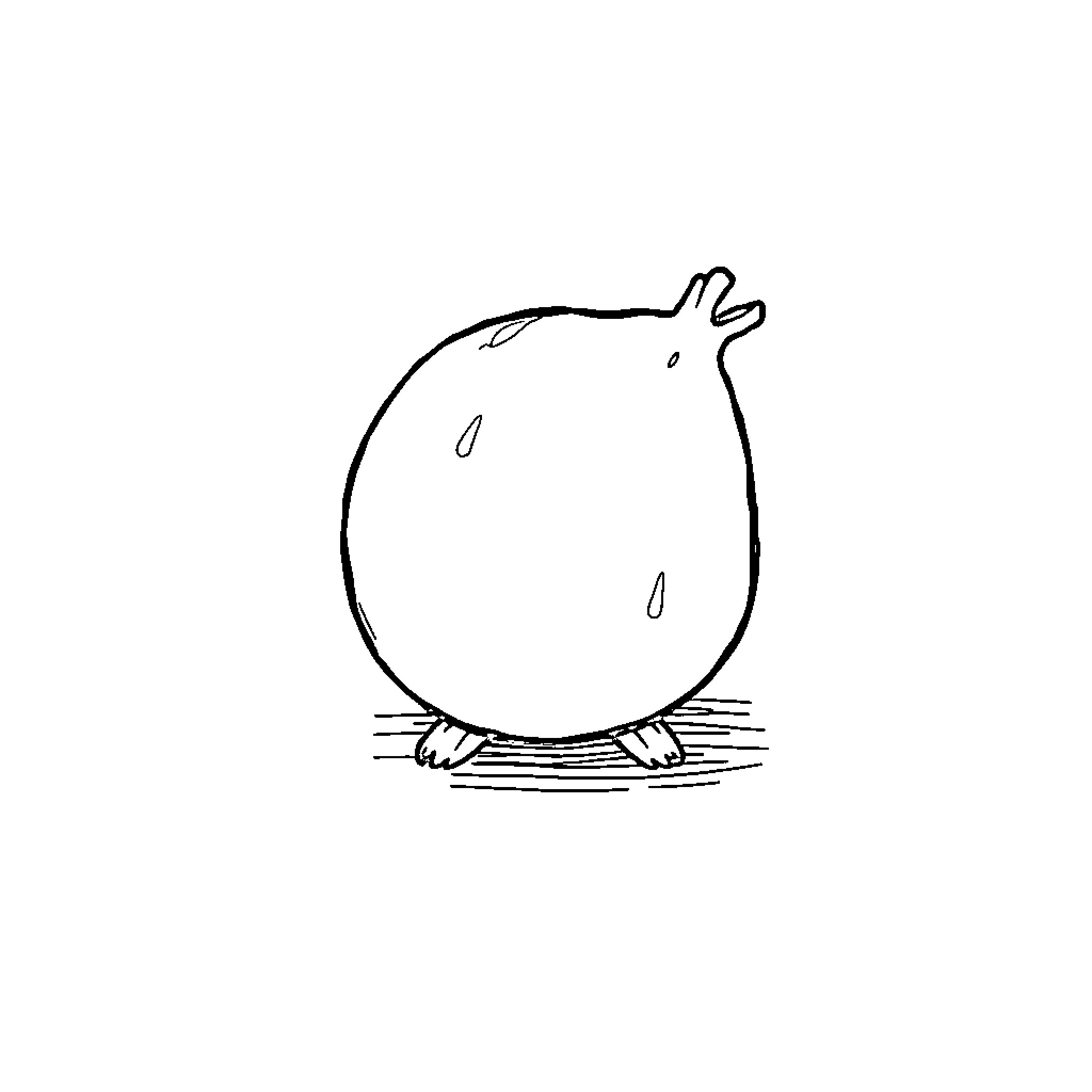 Mini Quirky Creature Doodle Coloring Page (free black-and-white line drawing printable PDF for all, from beginners to advanced learners, including children, teens, adults, and seniors)