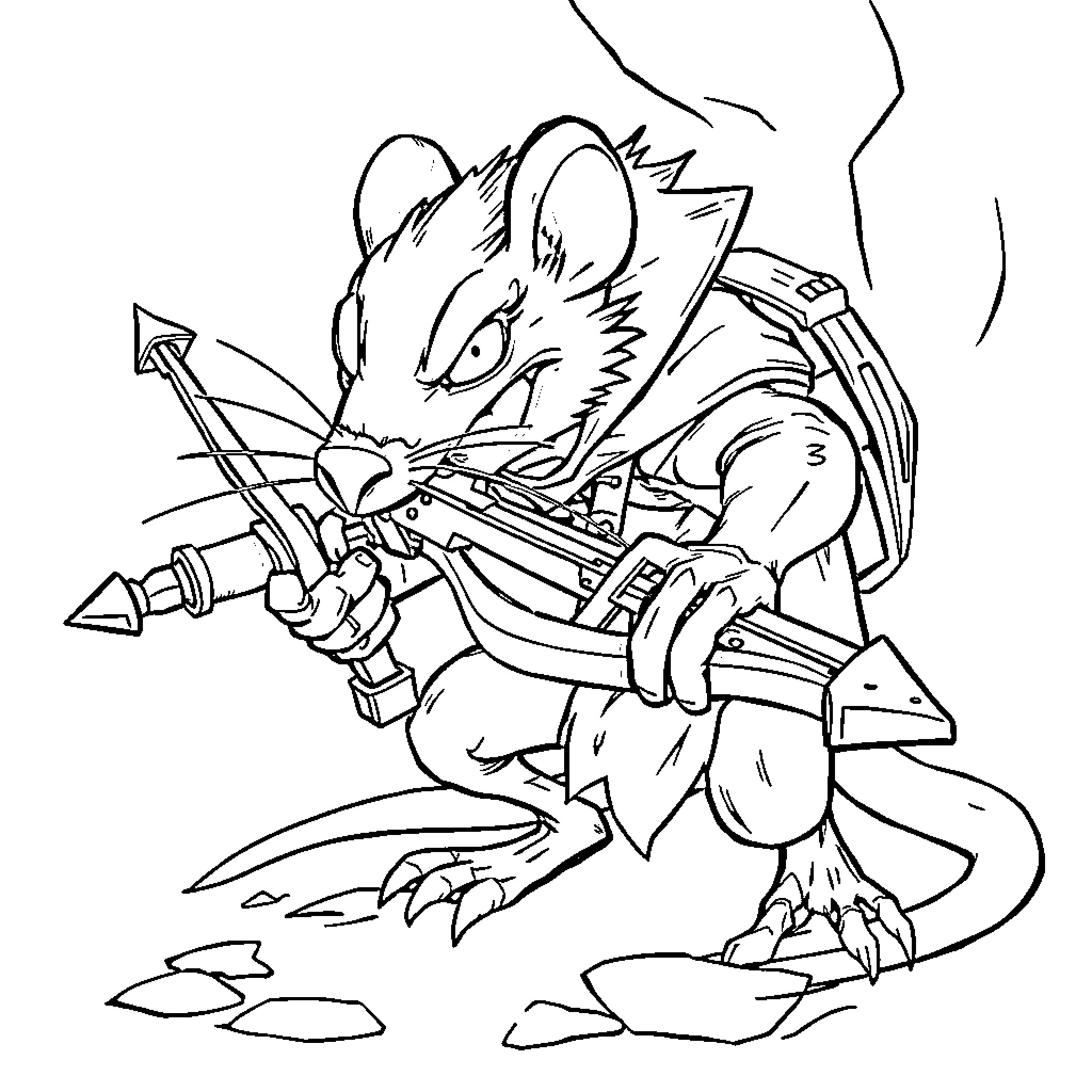 Twitch Streamer in Fierce Gaming Pose Coloring Page (free black-and-white line drawing printable PDF for all, from beginners to advanced learners, including children, teens, adults, and seniors)