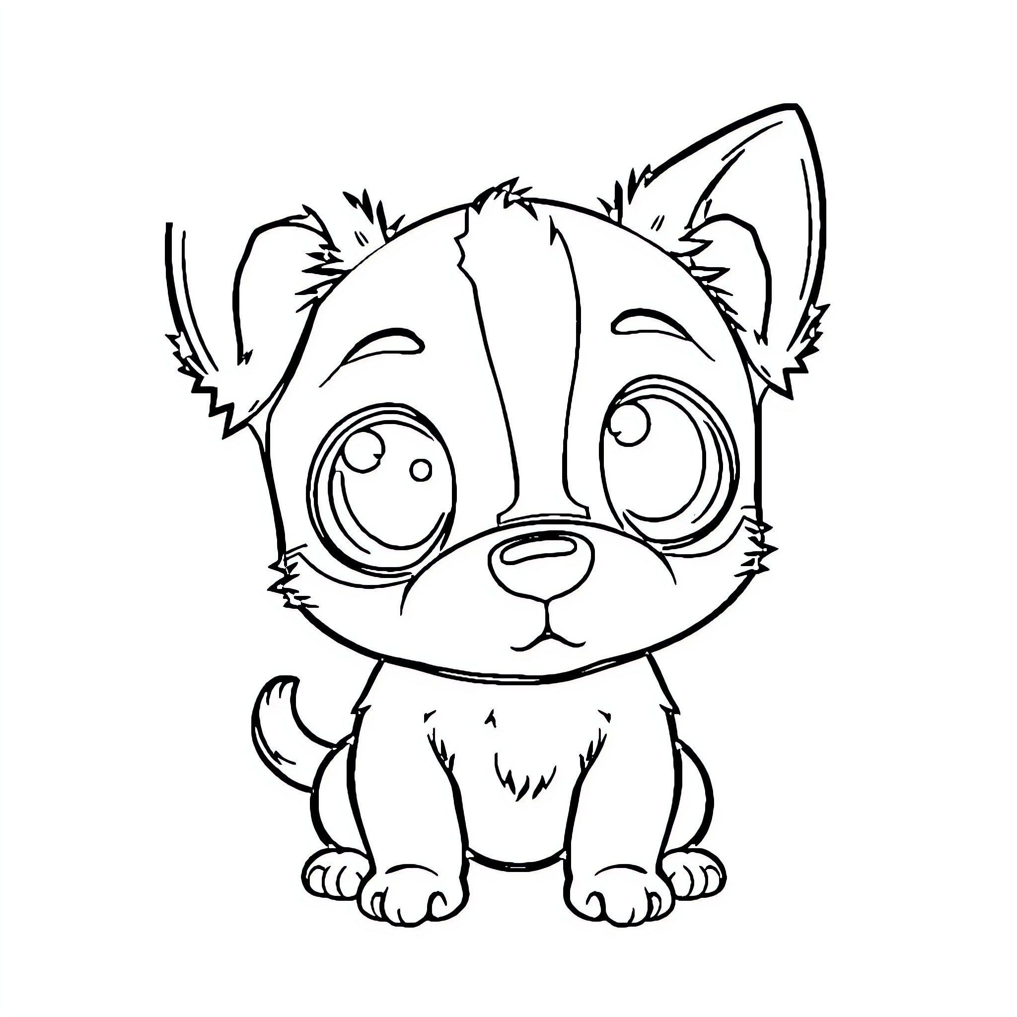 Best Chibi Dog Coloring Pages (Free Printable PDF)