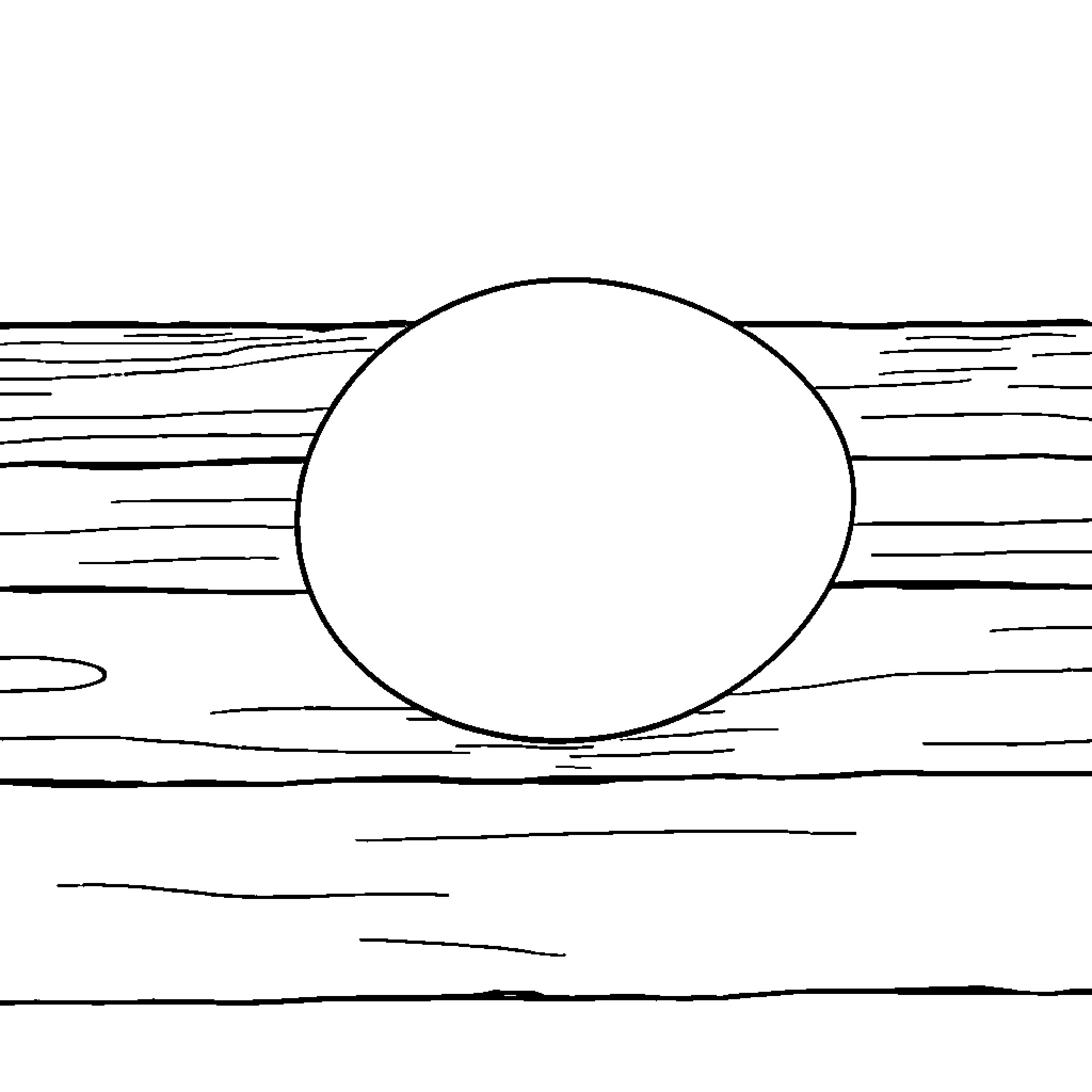 Egg floating on wavy surface Coloring Page (free black-and-white line drawing printable PDF for all, from beginners to advanced learners, including children, teens, adults, and seniors)