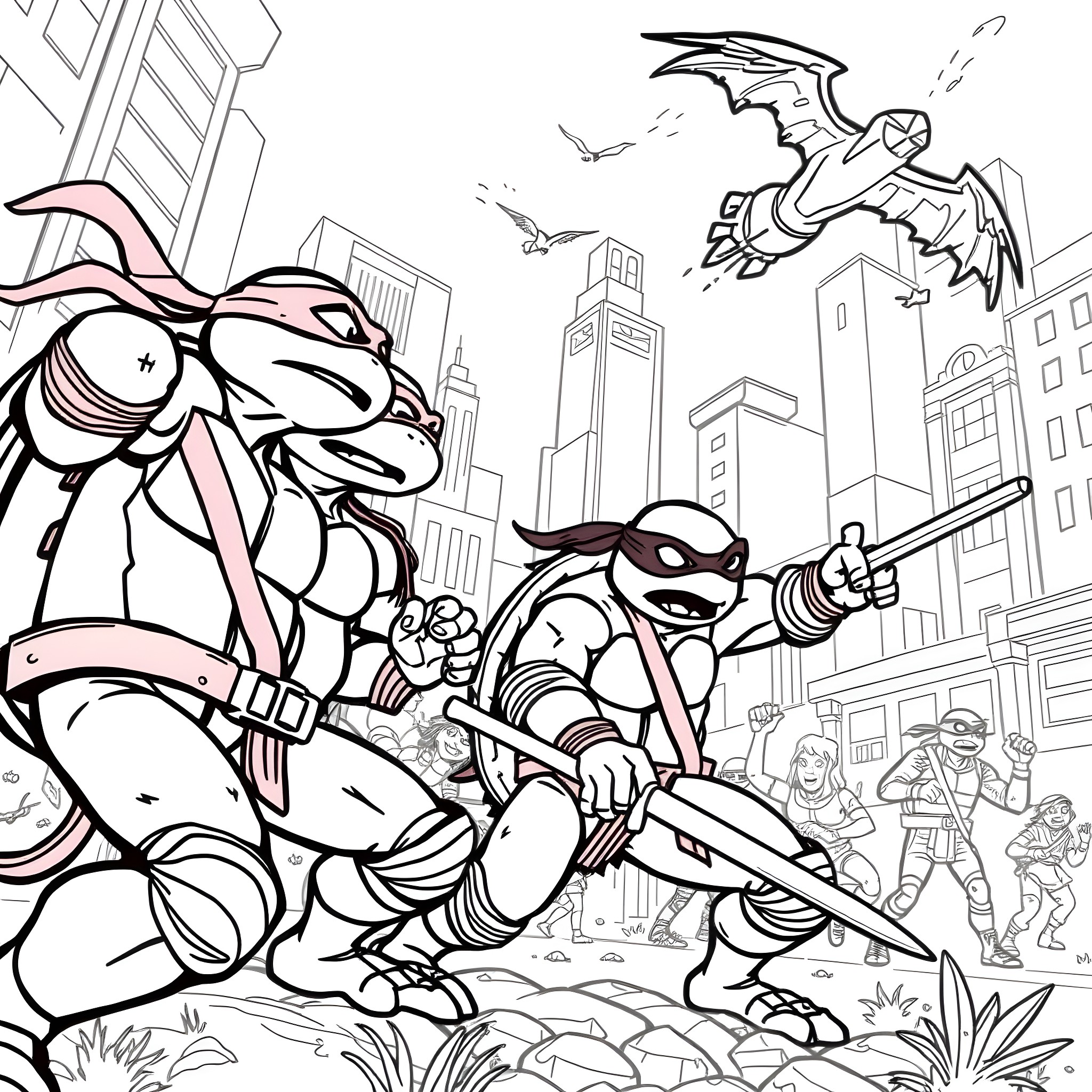 Best TMNT Coloring Pages (Free Printable PDF)