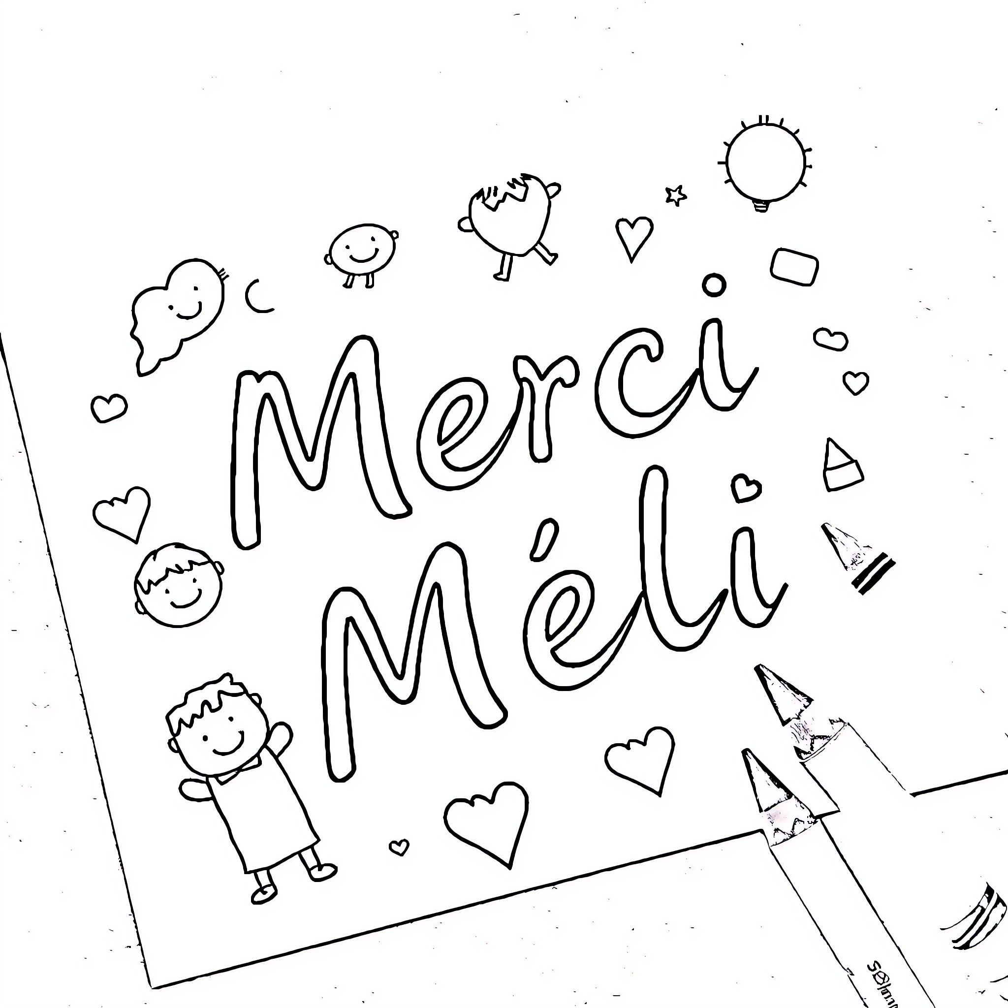 School children joyfully celebrating with doodles Coloring Page (free black-and-white line drawing printable PDF for all, from beginners to advanced learners, including children, teens, adults, and seniors)