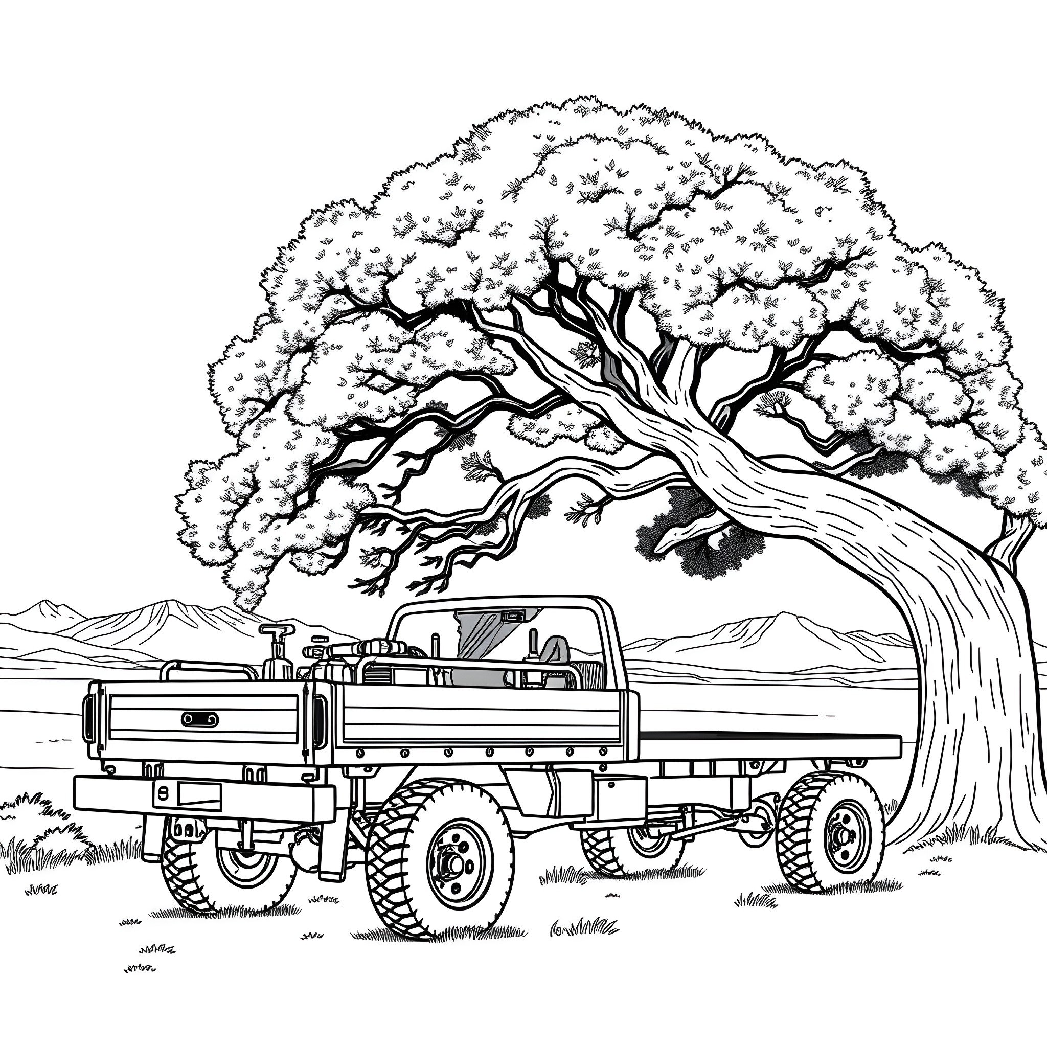 19 Best Flatbed Truck Coloring Pages (Free Printable PDFs)