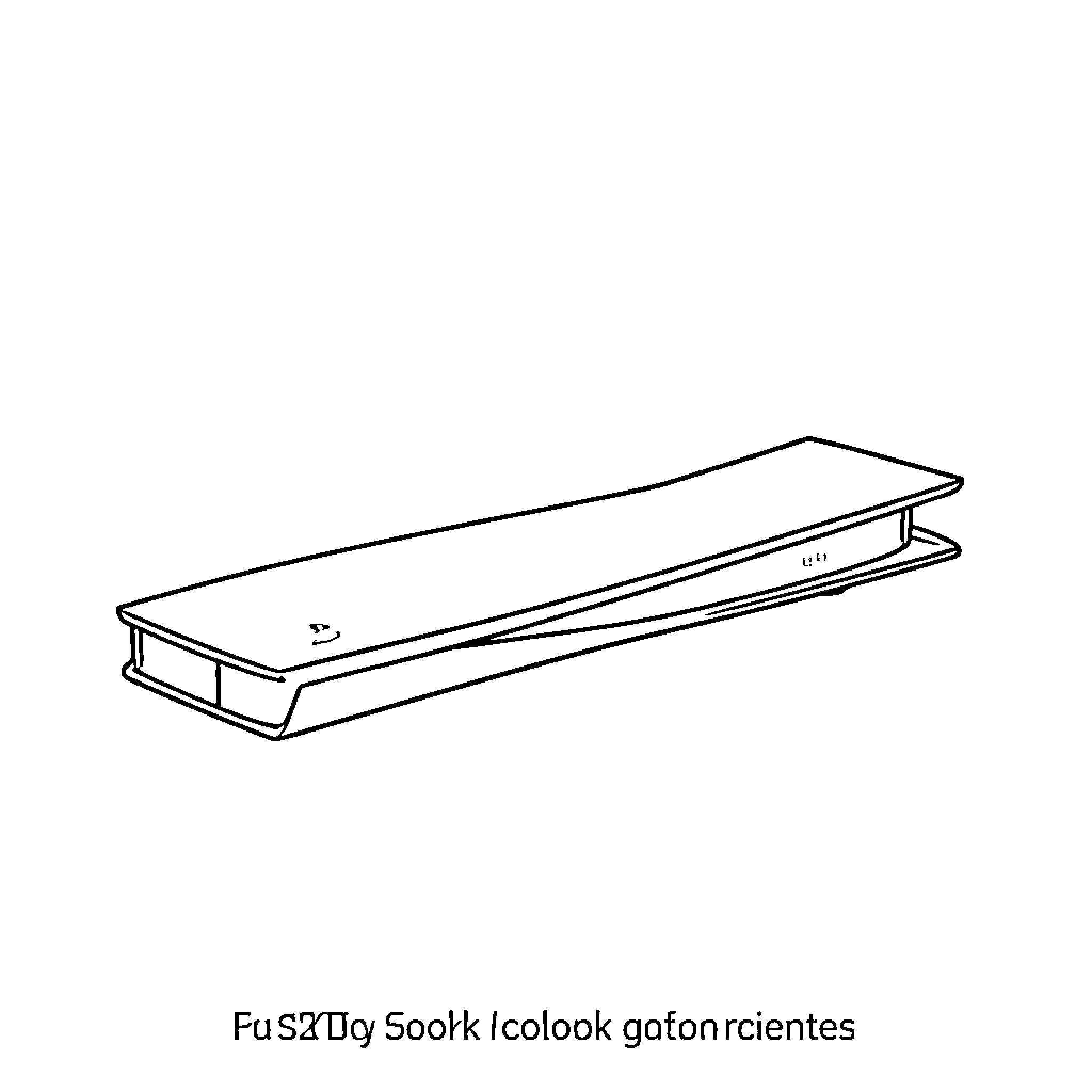 PlayStation 5 console on a simple background Coloring Page (free black-and-white line drawing printable PDF for all, from beginners to advanced learners, including children, teens, adults, and seniors)