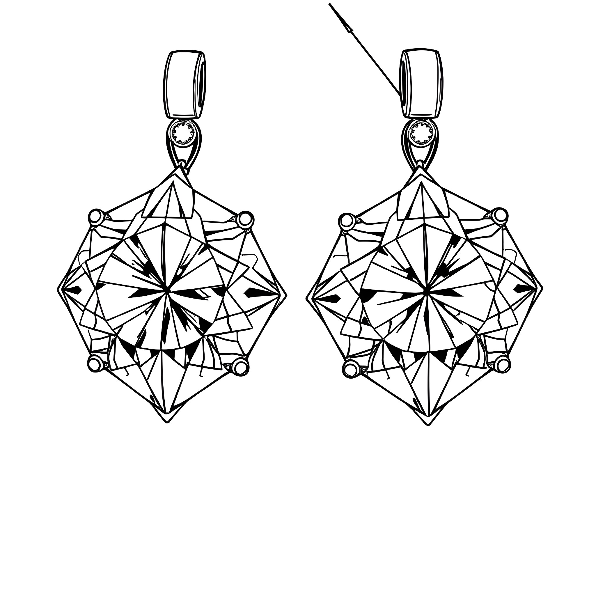 13 Best Earring Coloring Pages (Free Printable PDFs)