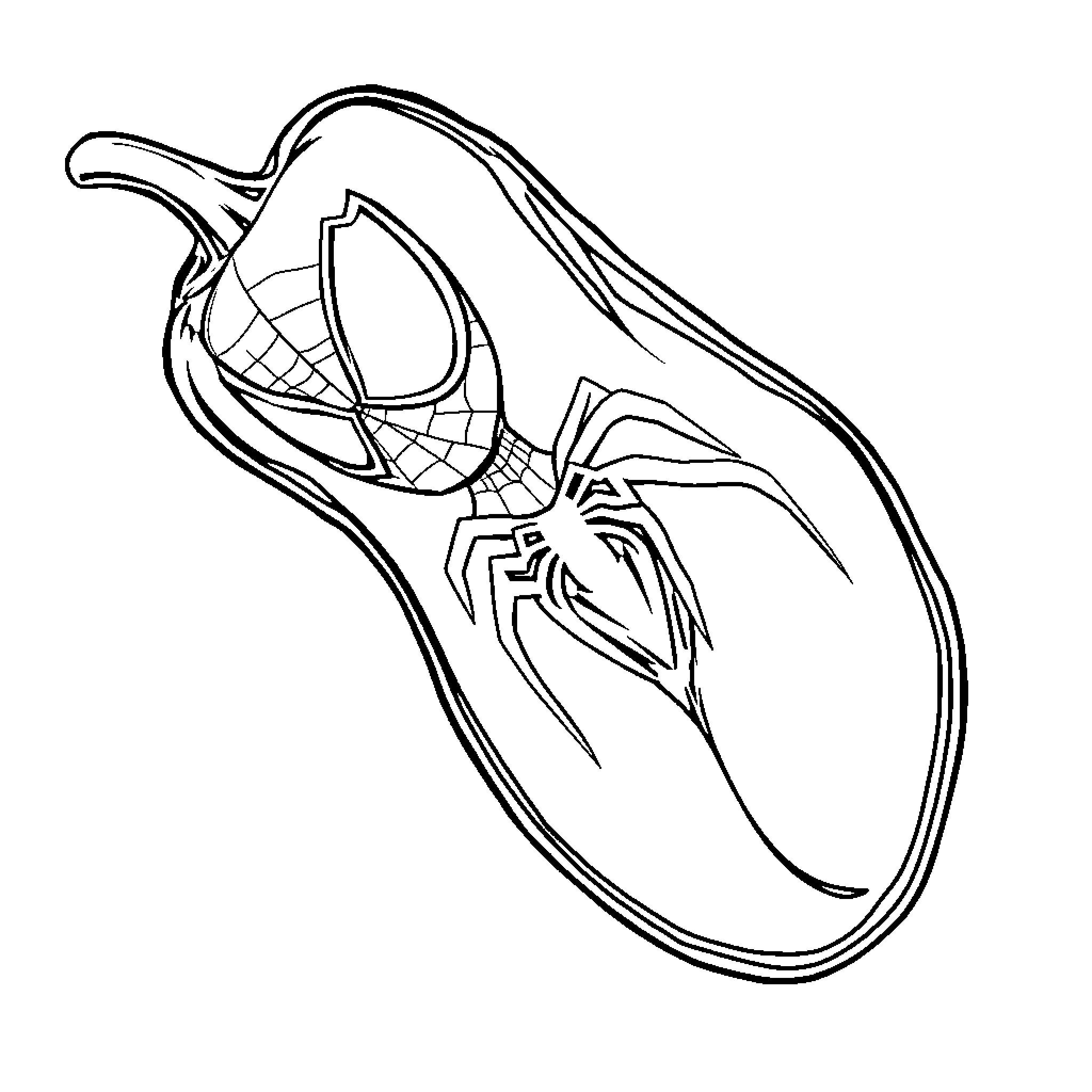 Spiderman swinging through the city Coloring Page (free black-and-white line drawing printable PDF for all, from beginners to advanced learners, including children, teens, adults, and seniors)