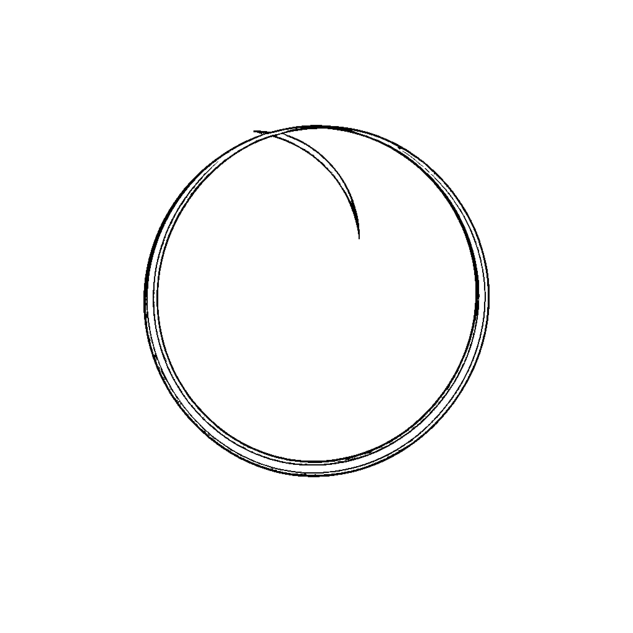 Circle drawn with pen or pencil Coloring Page (free black-and-white line drawing printable PDF for all, from beginners to advanced learners, including children, teens, adults, and seniors)