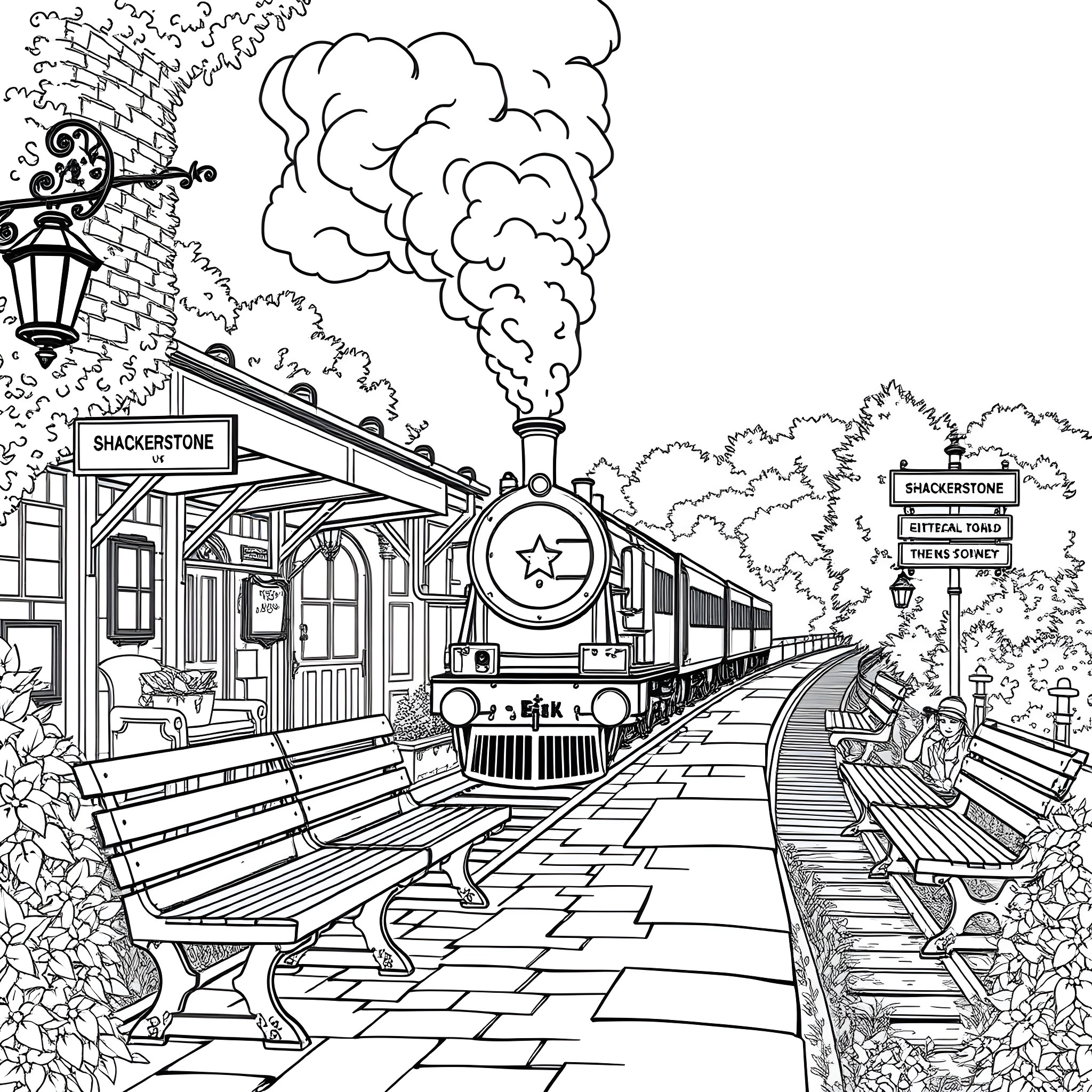 Best Locomotive Coloring Pages (Free Printable PDF)