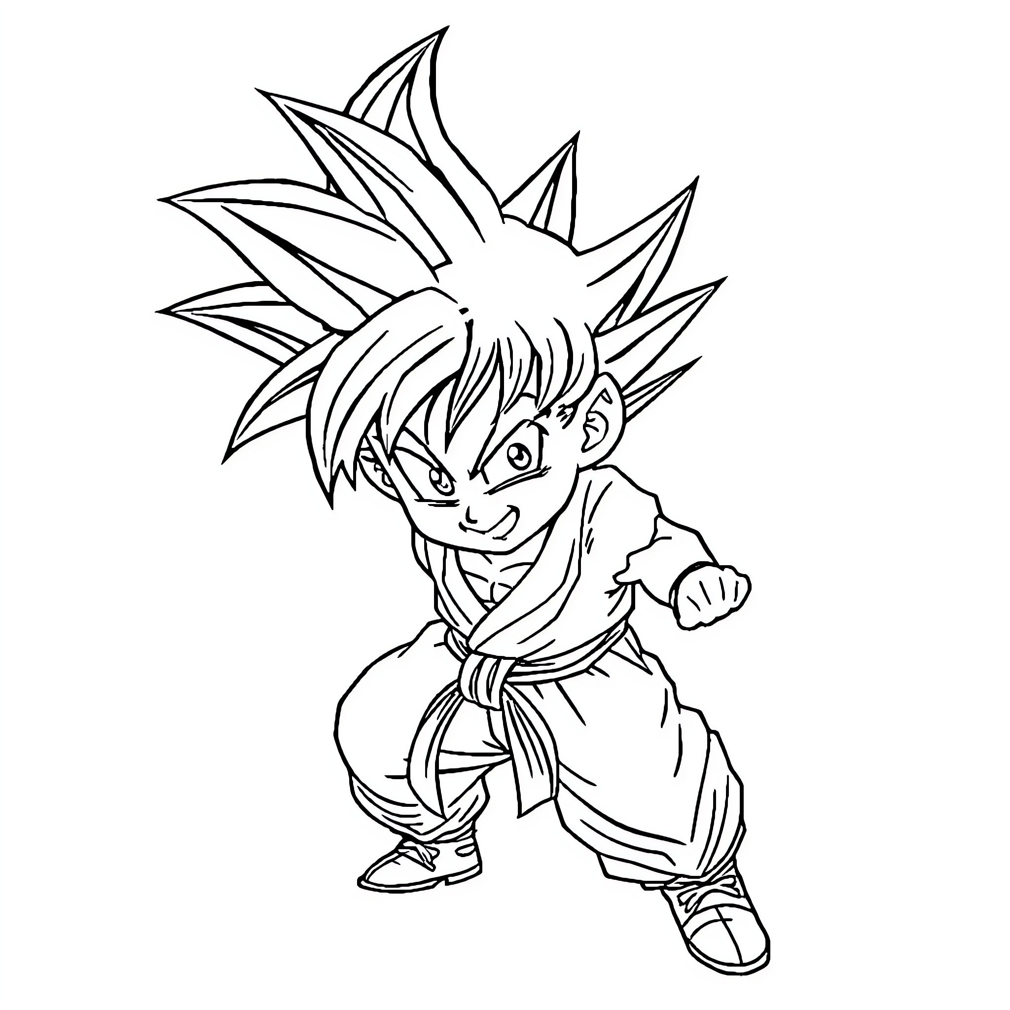 Best Goku Coloring Pages (Free Printable PDF)
