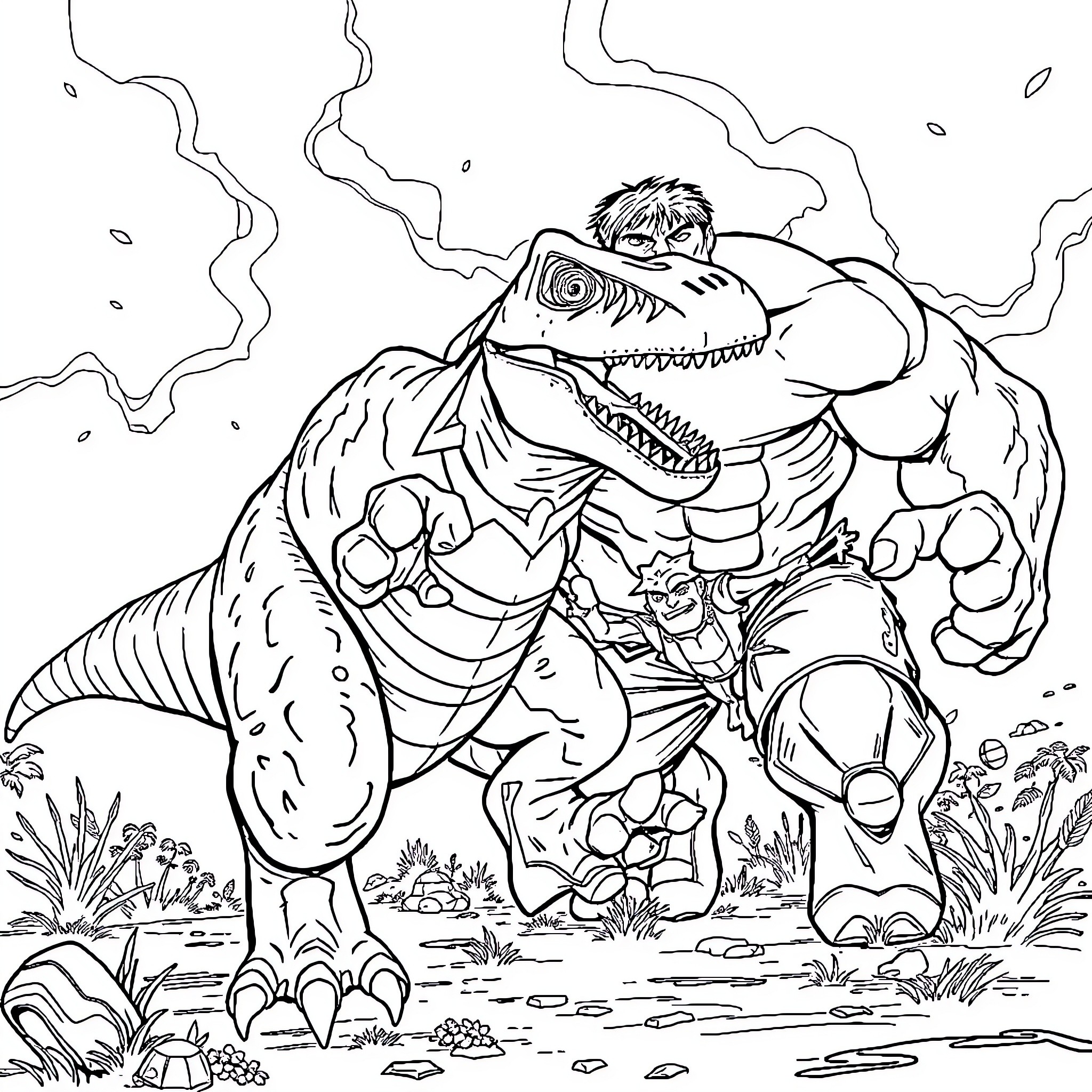 Best Trex Coloring Pages (Free Printable PDF)