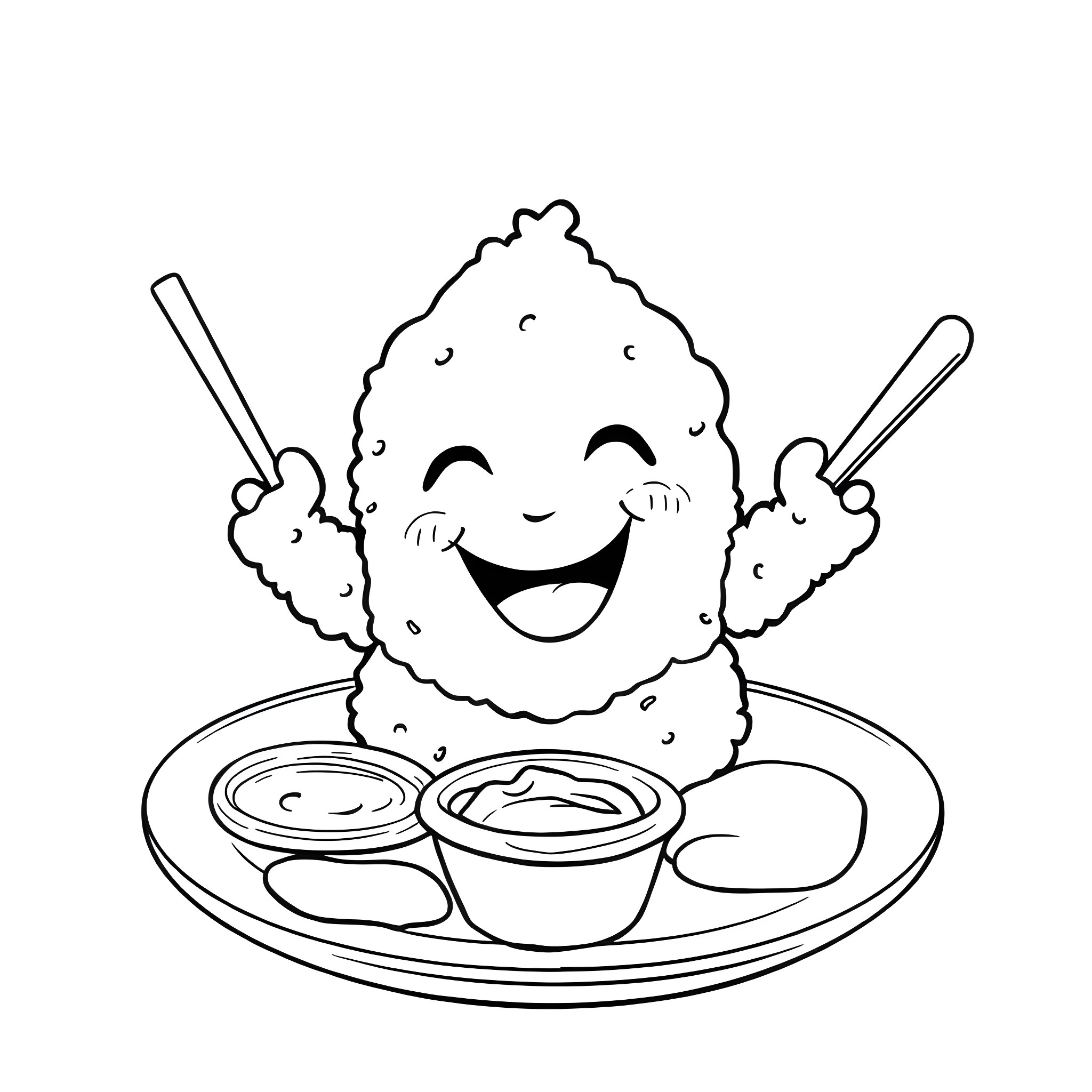 9 Best Chicken Nugget Coloring Pages (Free Printable PDFs)