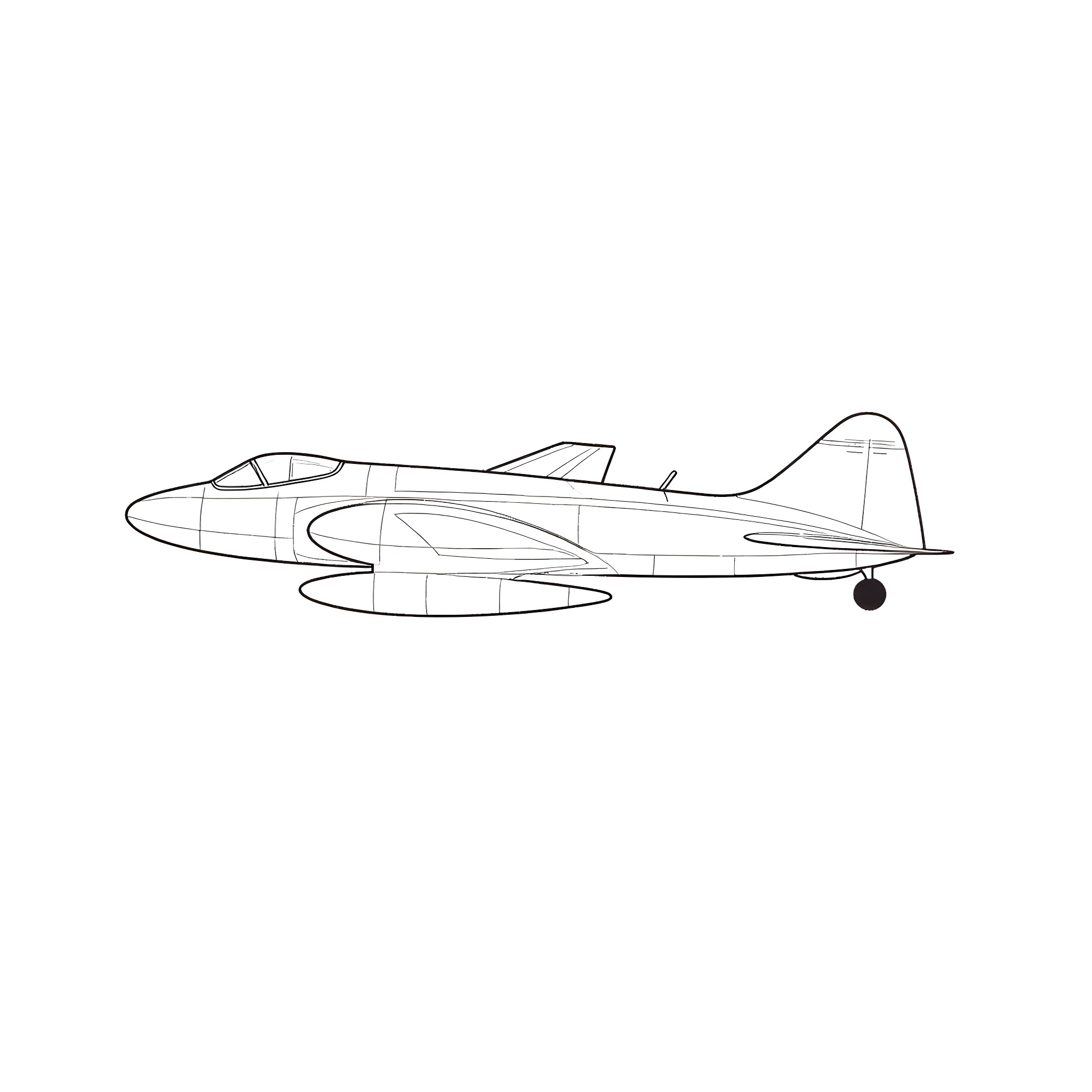 Stuka aircraft illustration in flight Coloring Page (free black-and-white line drawing printable PDF for all, from beginners to advanced learners, including children, teens, adults, and seniors)