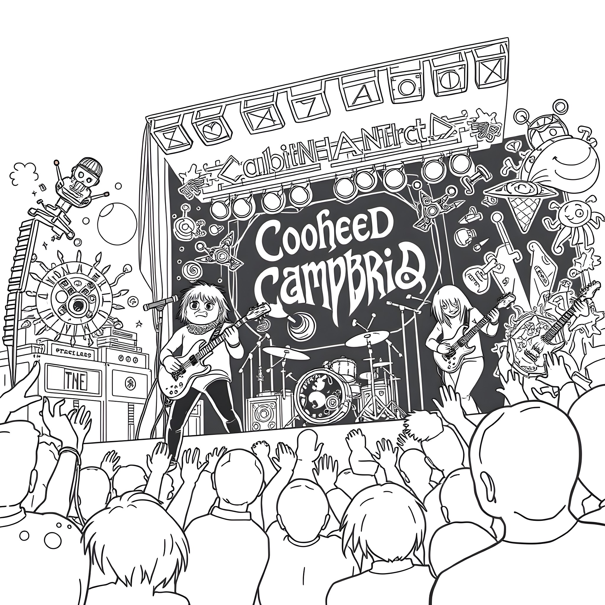 Coheed Coloring Pages Best Coheed and Cambria Coloring Pages (Free Printable PDF)