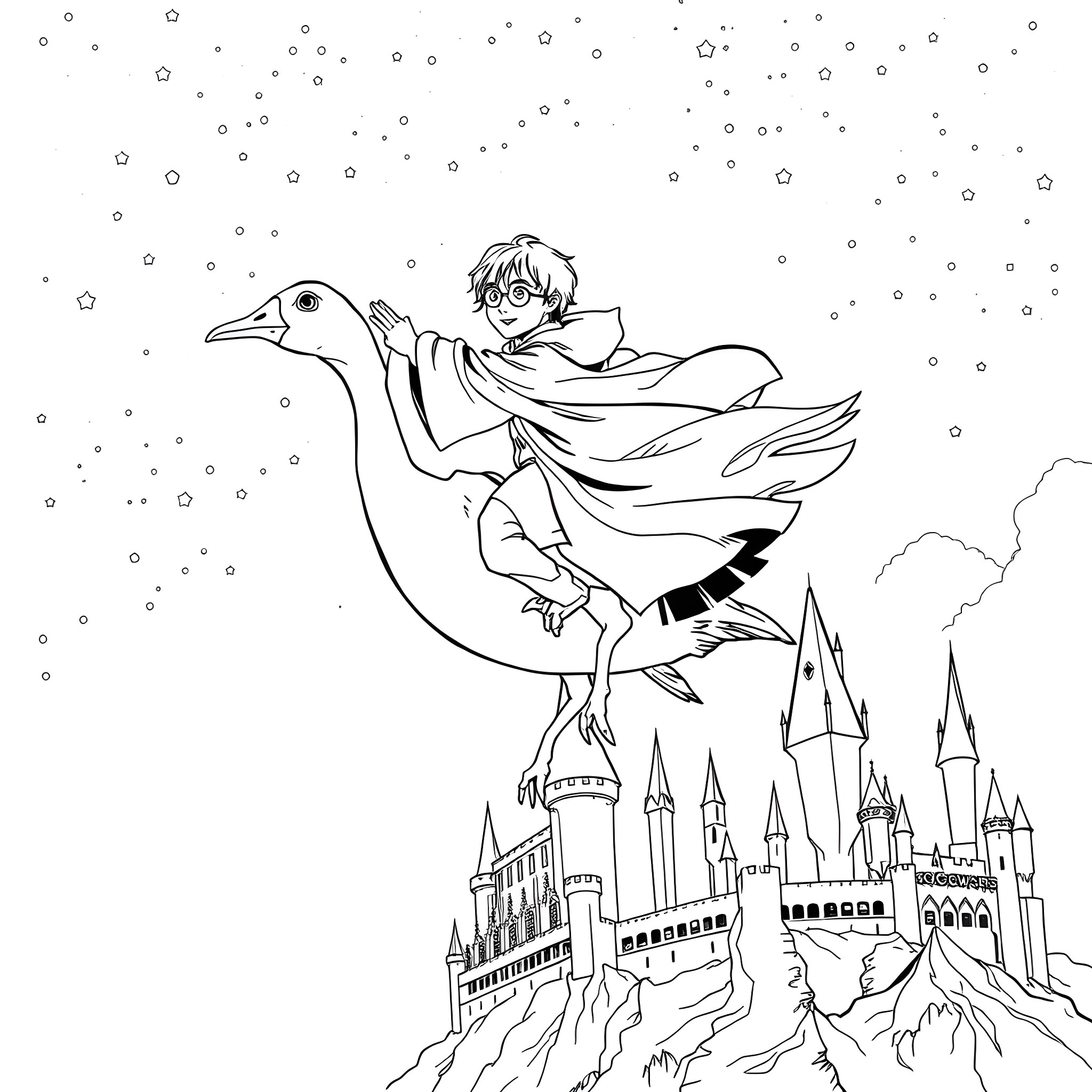 408 Best Harry Potter Coloring Pages (Free Printable PDFs)