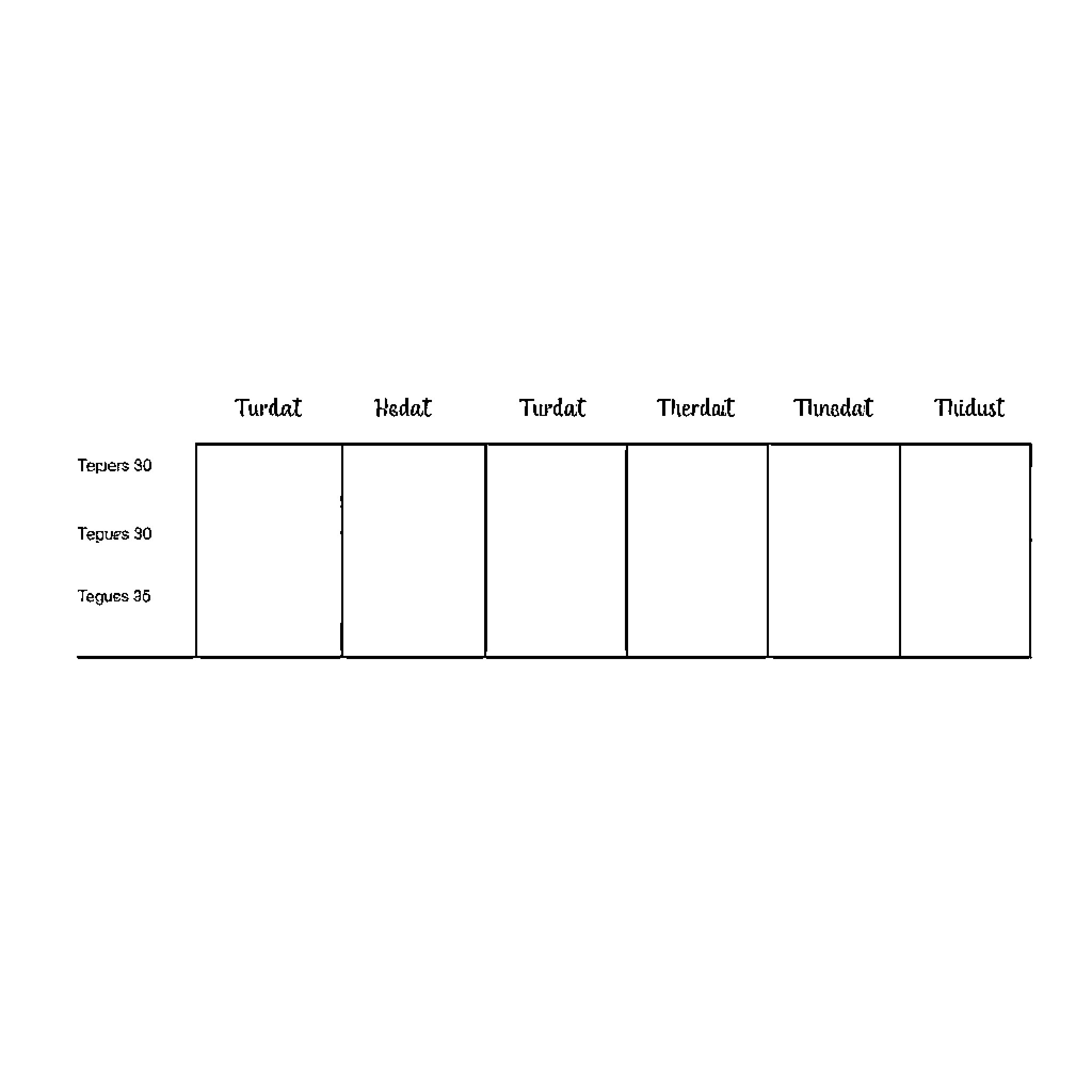 Weekly Schedule with Daily Tasks and Timeslots Coloring Page (free black-and-white line drawing printable PDF for all, from beginners to advanced learners, including children, teens, adults, and seniors)