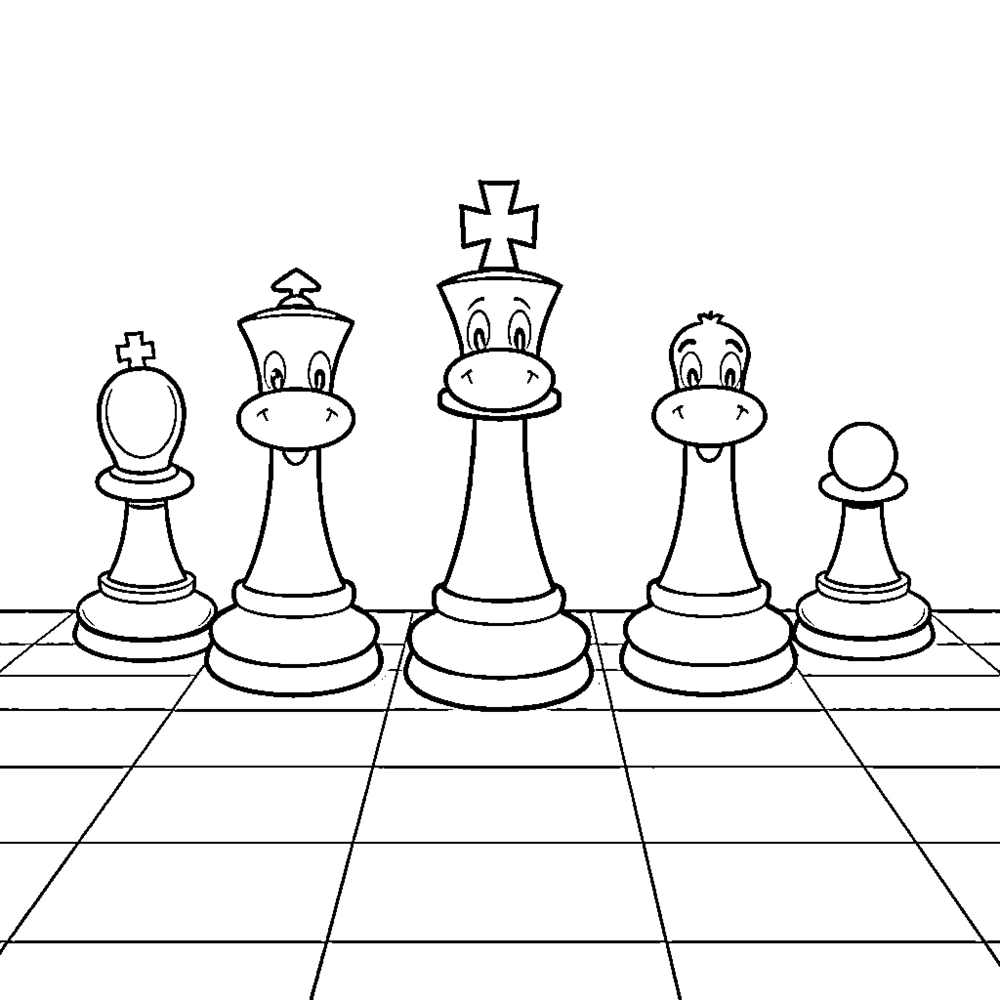 Best Chess Coloring Pages (Free Printable PDF)