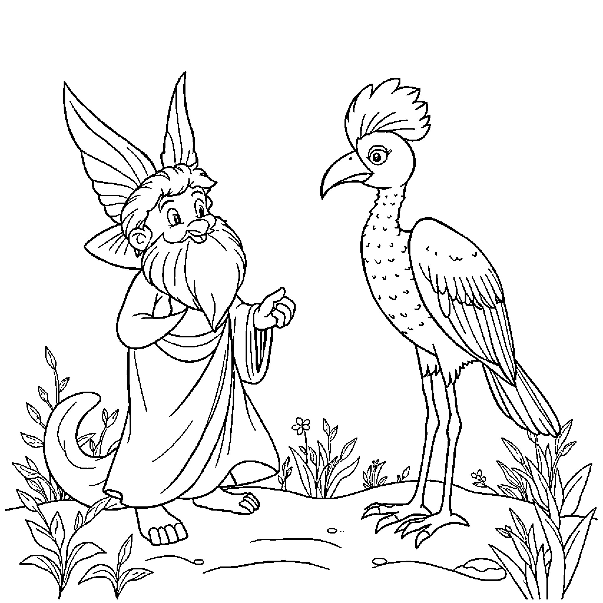 Best Fable Characters Coloring Pages (Free Printable PDF)