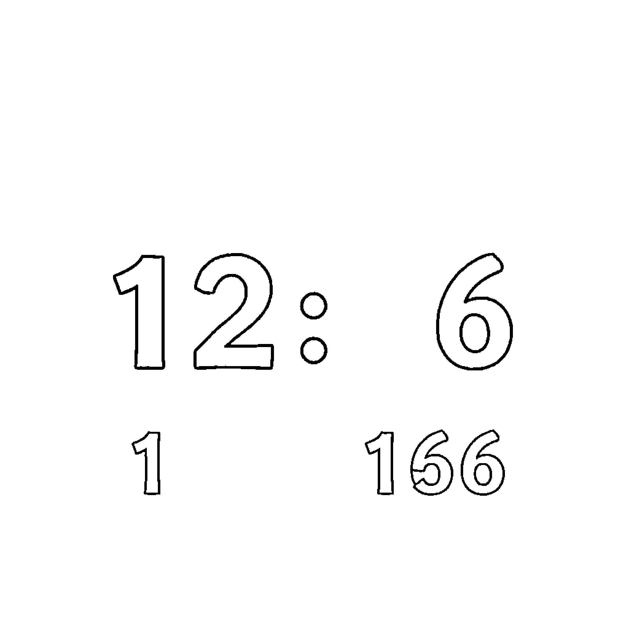 Decimal Numbers in Minimalist Geometric Style Coloring Page (free black-and-white line drawing printable PDF for all, from beginners to advanced learners, including children, teens, adults, and seniors)