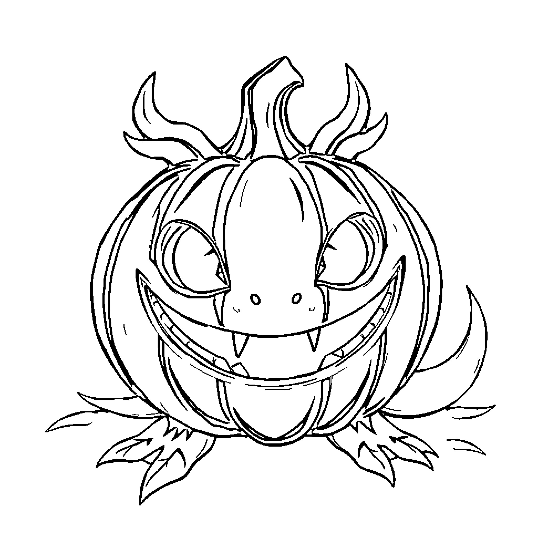 Axolotl with an exuberant expression Coloring Page (free black-and-white line drawing printable PDF for all, from beginners to advanced learners, including children, teens, adults, and seniors)