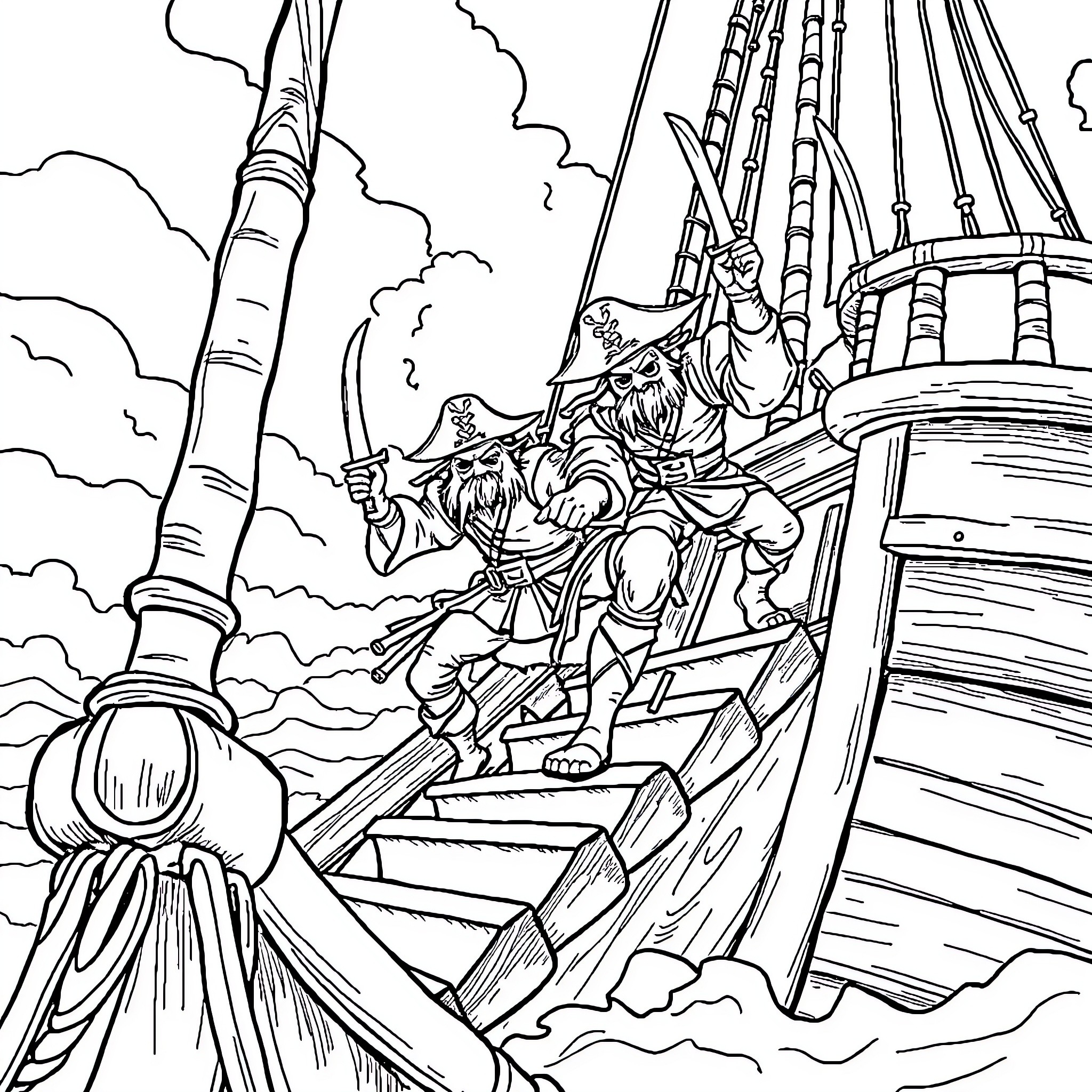 Best Pirate Coloring Pages (Free Printable PDF)