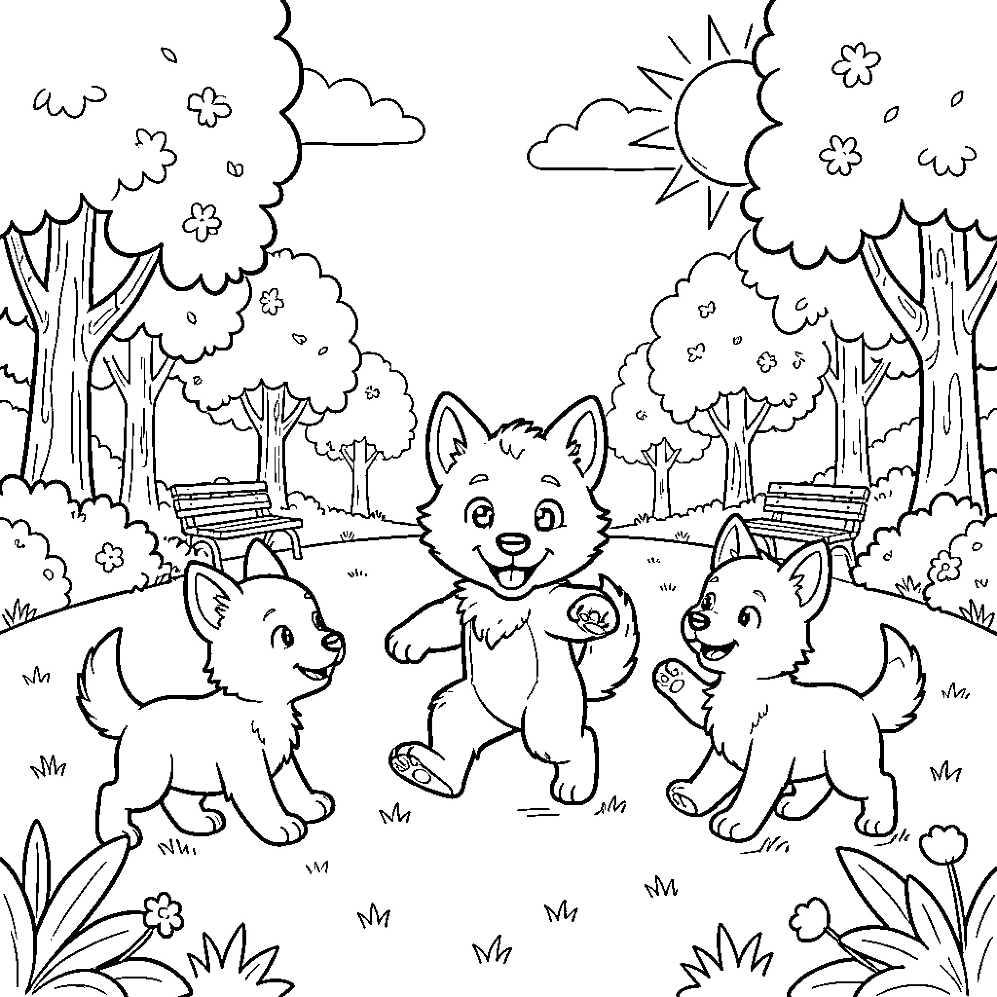 Best Mini-Wolf Coloring Pages (Free Printable PDF)
