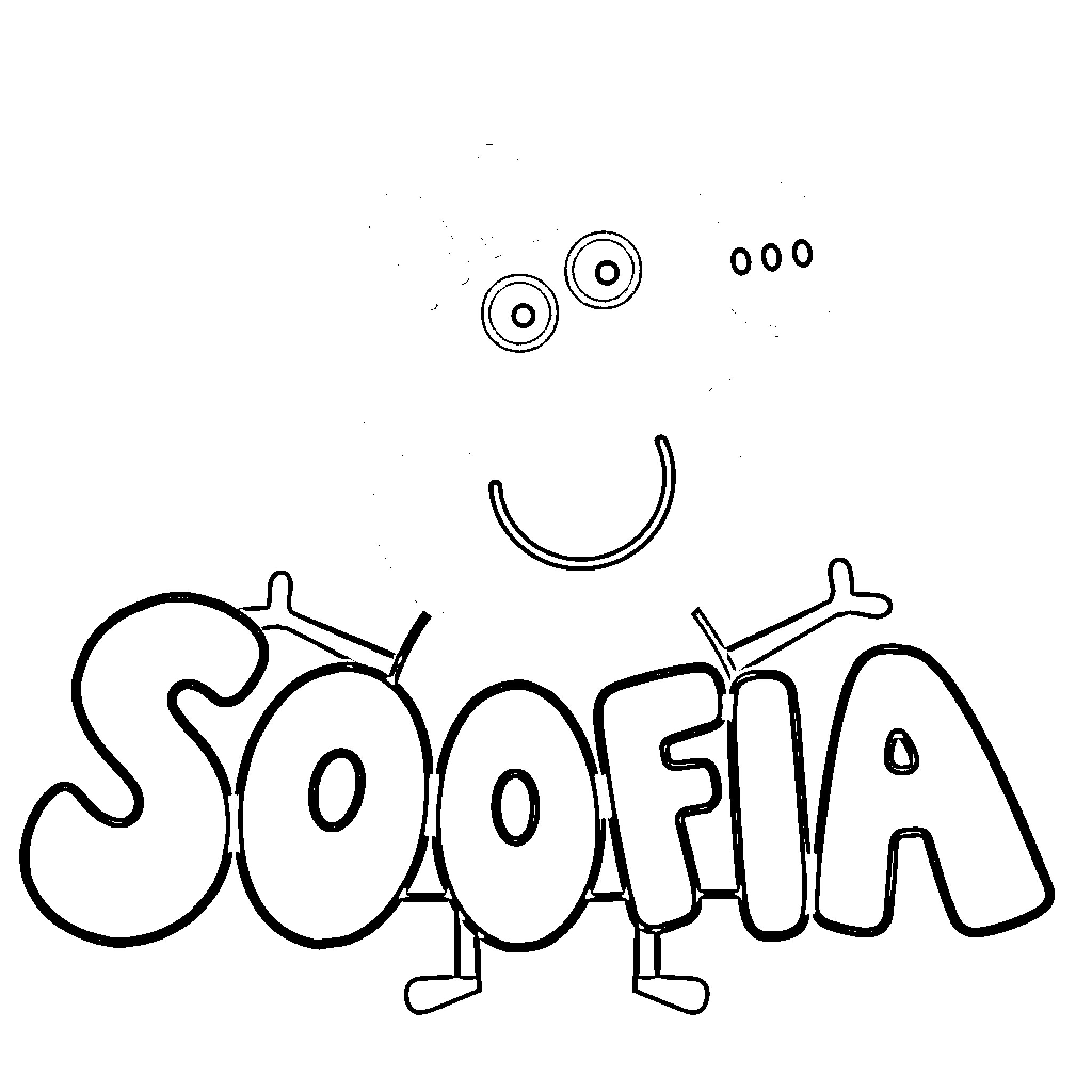 Peppa Pig character outline with playful expression Coloring Page (free black-and-white line drawing printable PDF for all, from beginners to advanced learners, including children, teens, adults, and seniors)