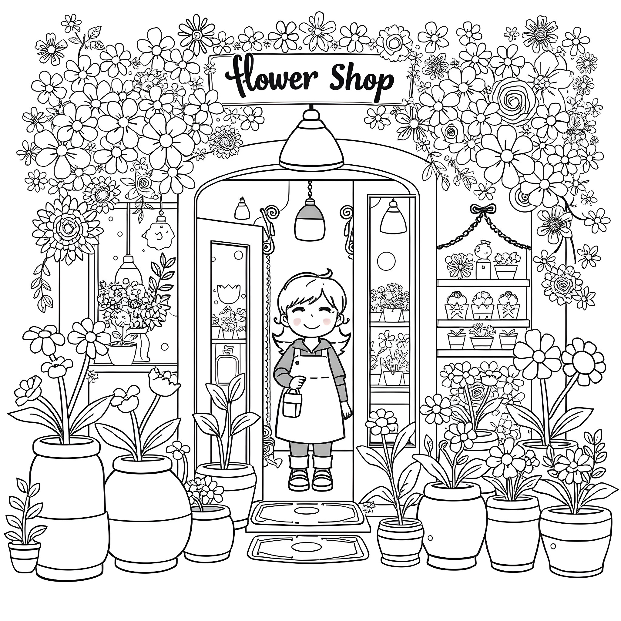 92 Best Flower Coloring Pages Free - 365ad9c6da1930b1