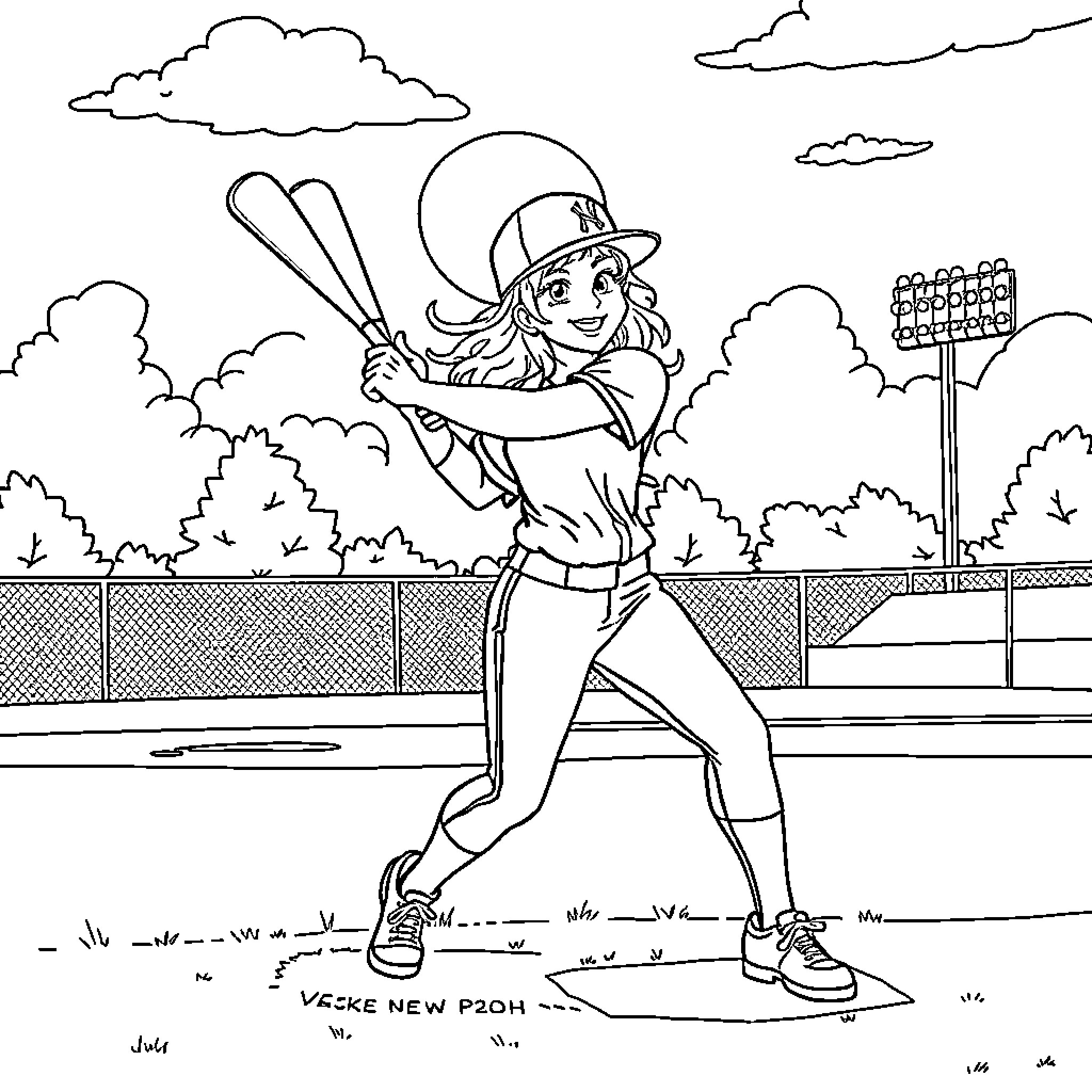 Vecna New Player Preparing for the Game Coloring Page (free black-and-white line drawing printable PDF for all, from beginners to advanced learners, including children, teens, adults, and seniors)