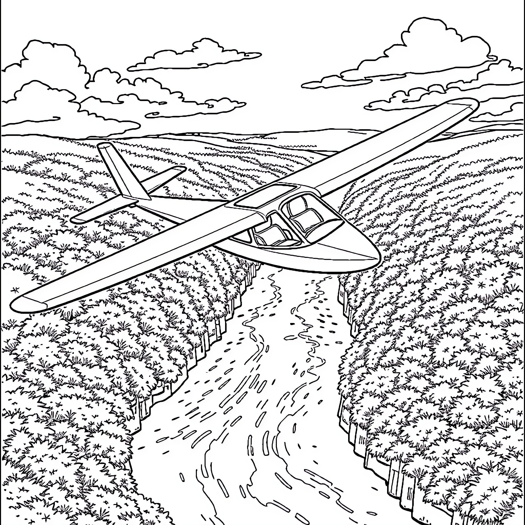 Best Glider Coloring Pages Free - 3718d70f3f91f875 