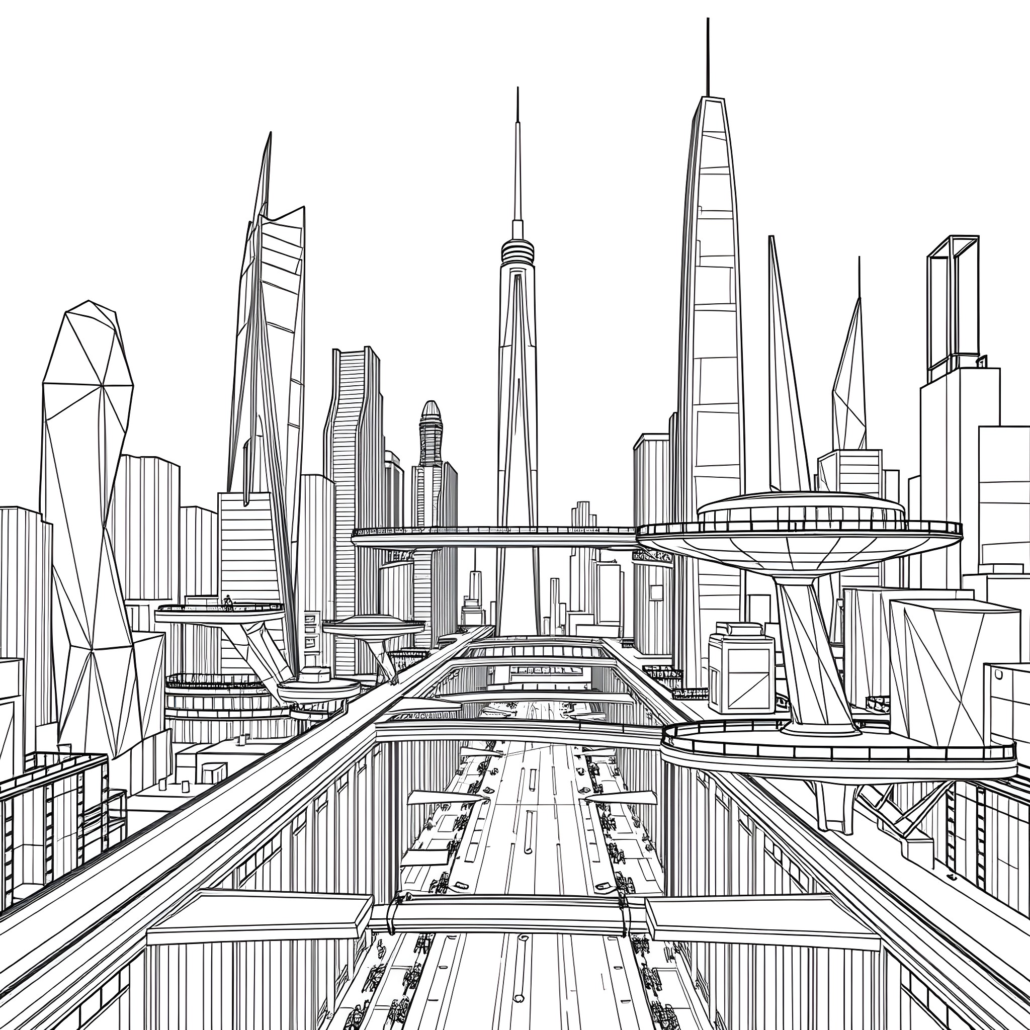 Best City Coloring Pages (Free Printable PDF)