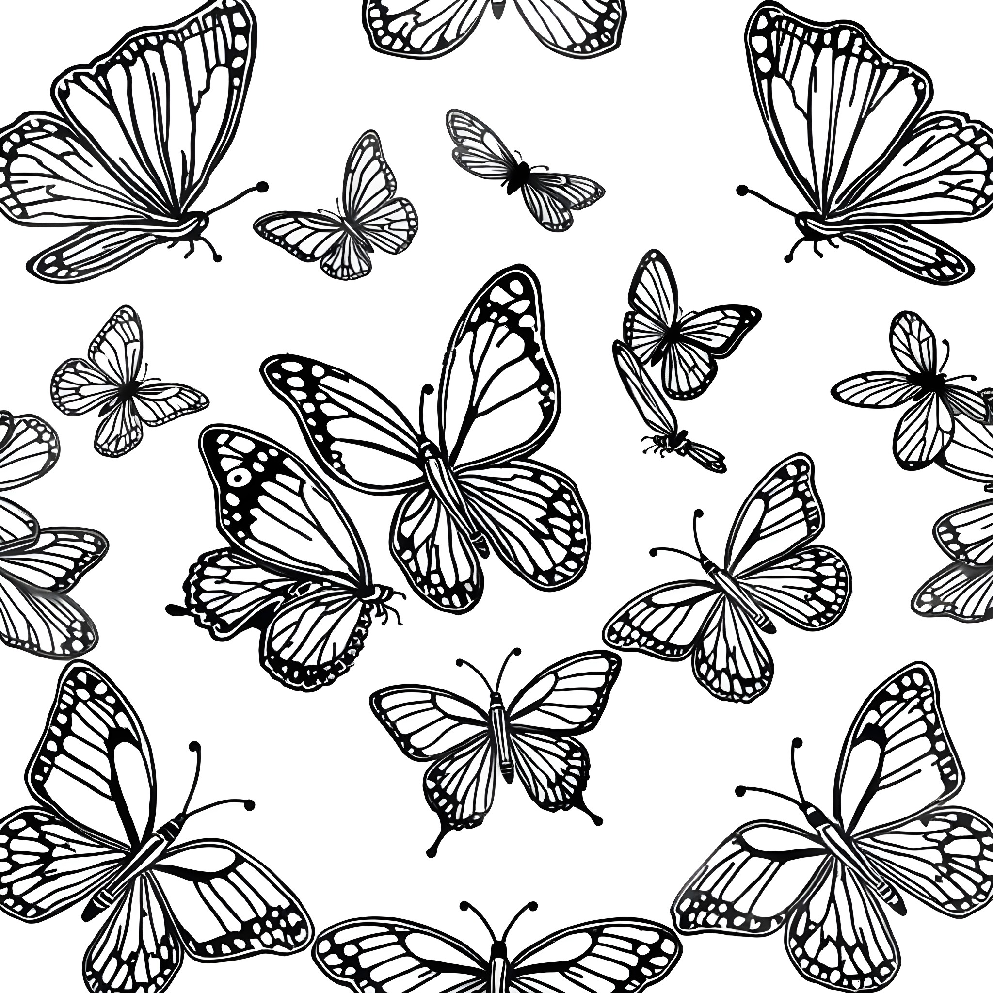36 Best Butterfly Coloring Pages (Free Printable PDFs)