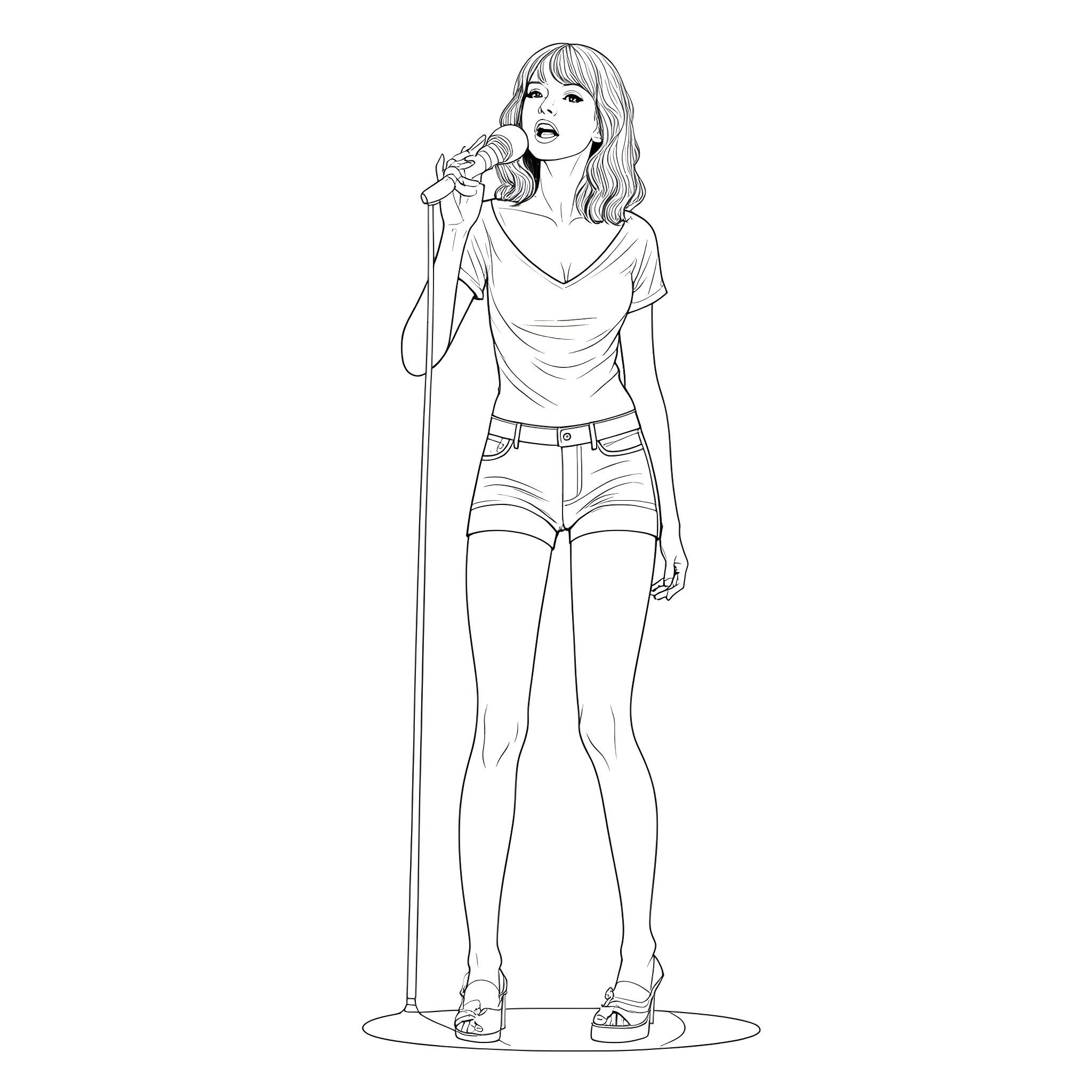 282 Best Taylor Swift Coloring Pages (Free Printable PDFs)