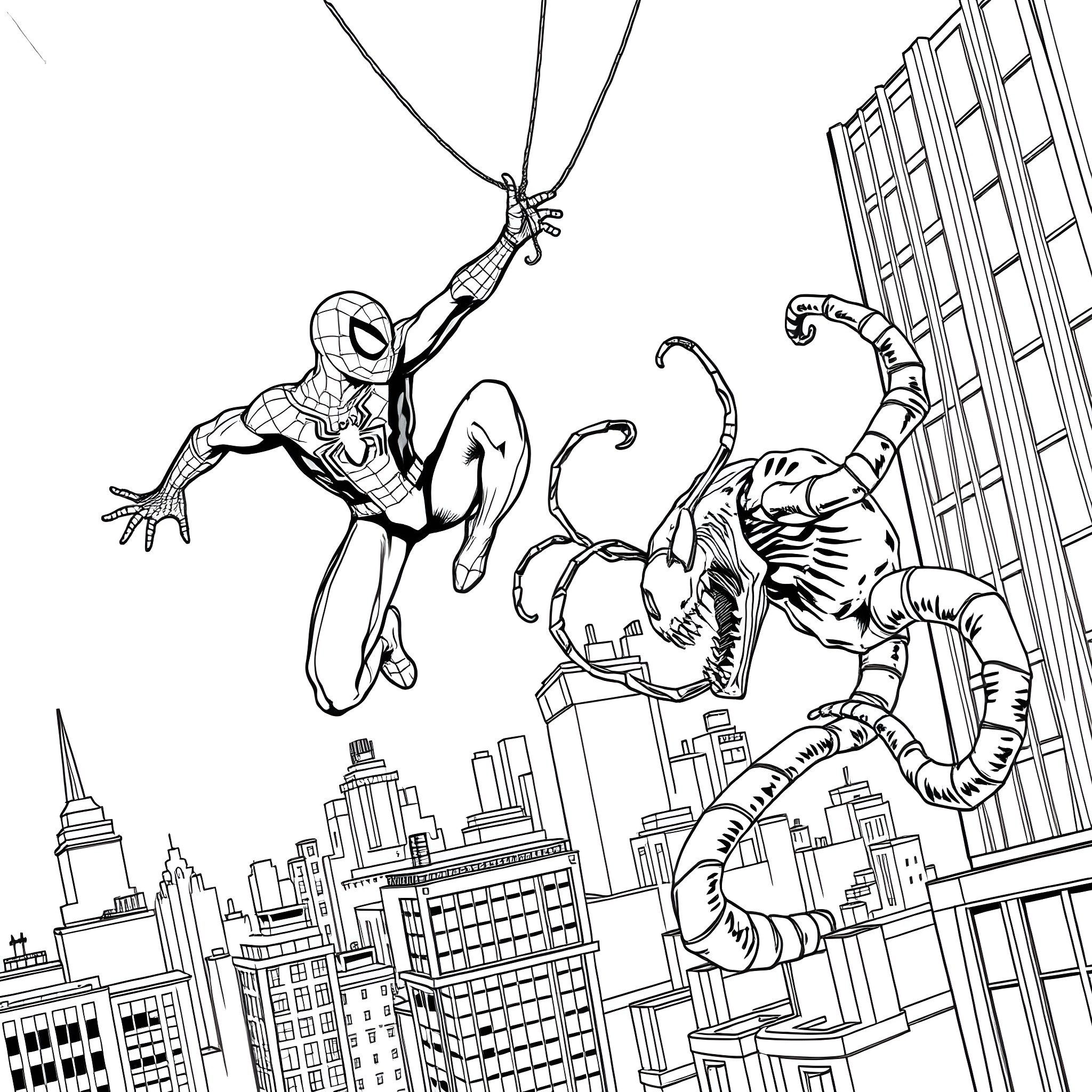 9 Best SpiderMan Coloring Pages (Free Printable PDFs)
