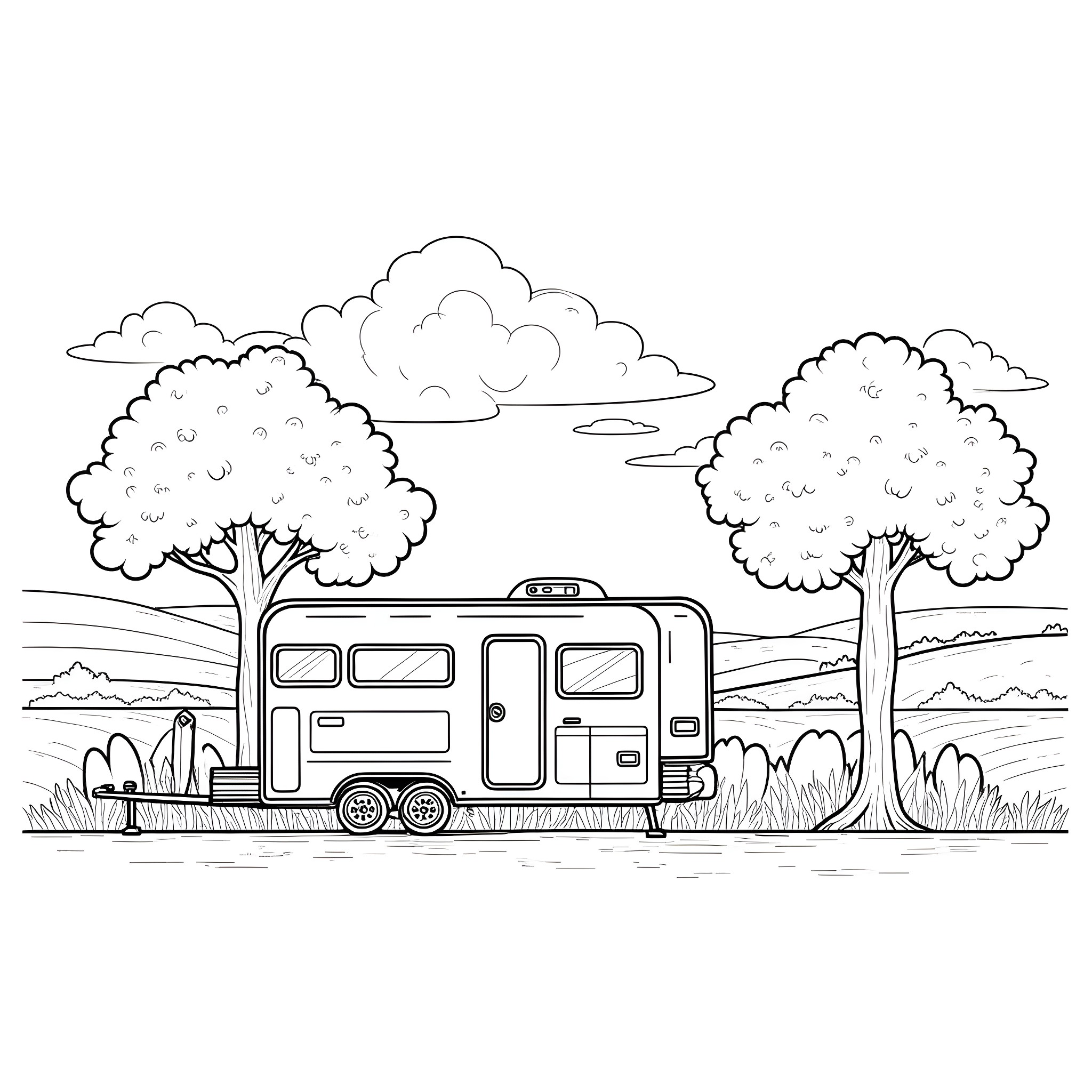 92 Best Trailer Coloring Pages (Free Printable PDFs)
