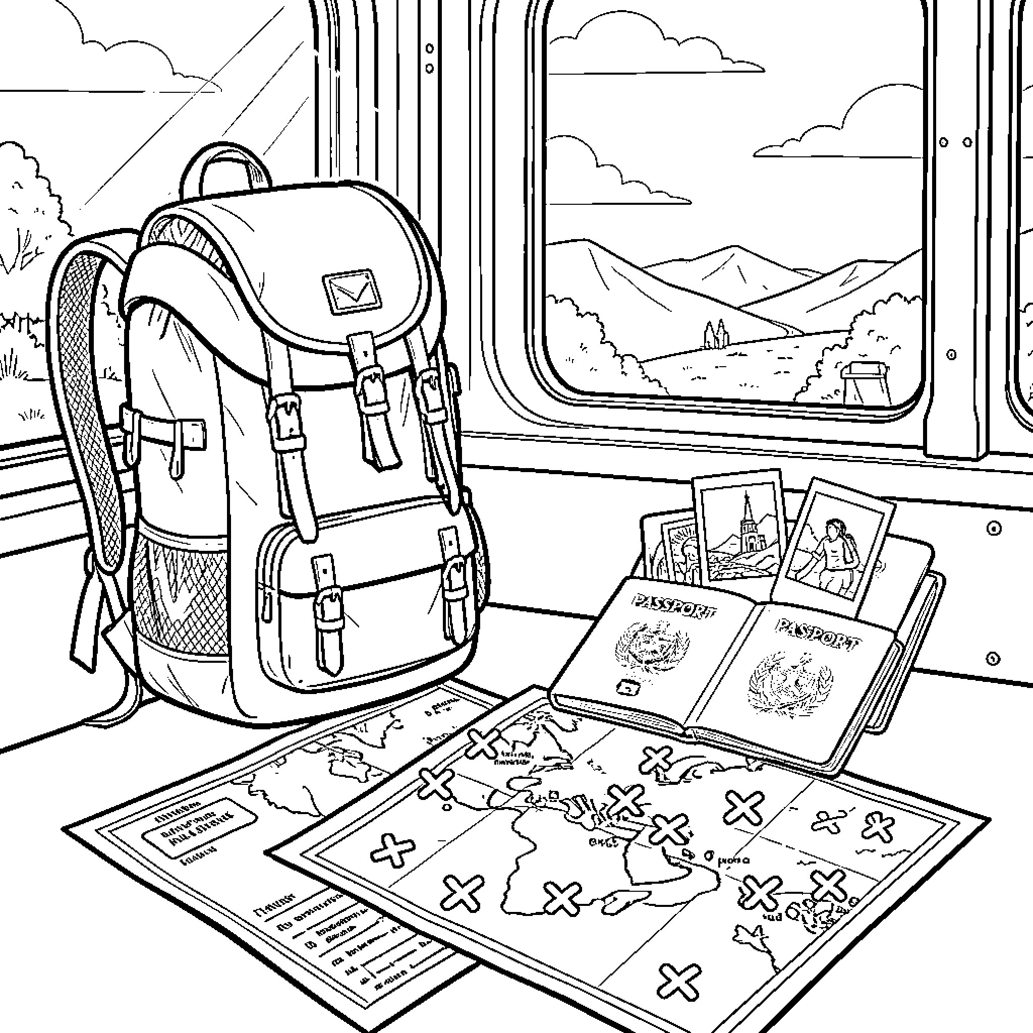 Best Backpack Coloring Pages (Free Printable PDF)
