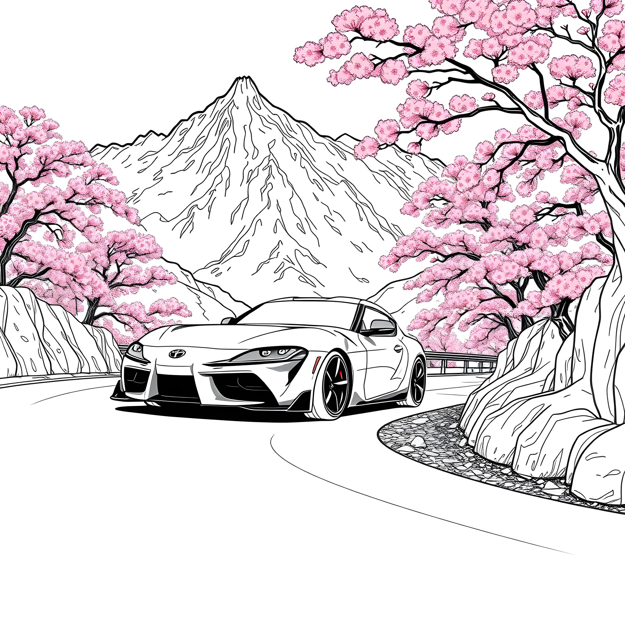 56 Best Toyota Supra Coloring Pages (Free Printable PDFs)