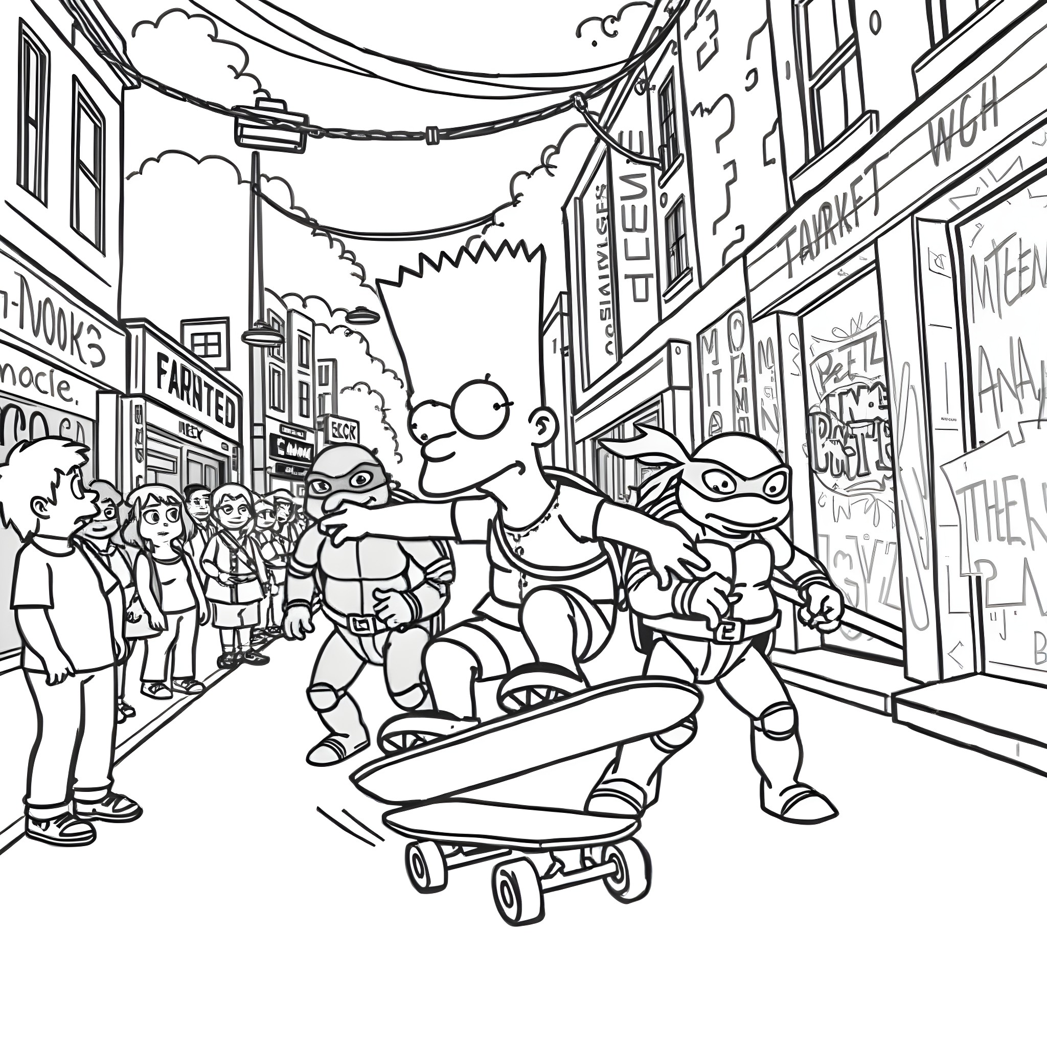 116 Best Bart Simpson Coloring Pages (Free Printable PDFs)