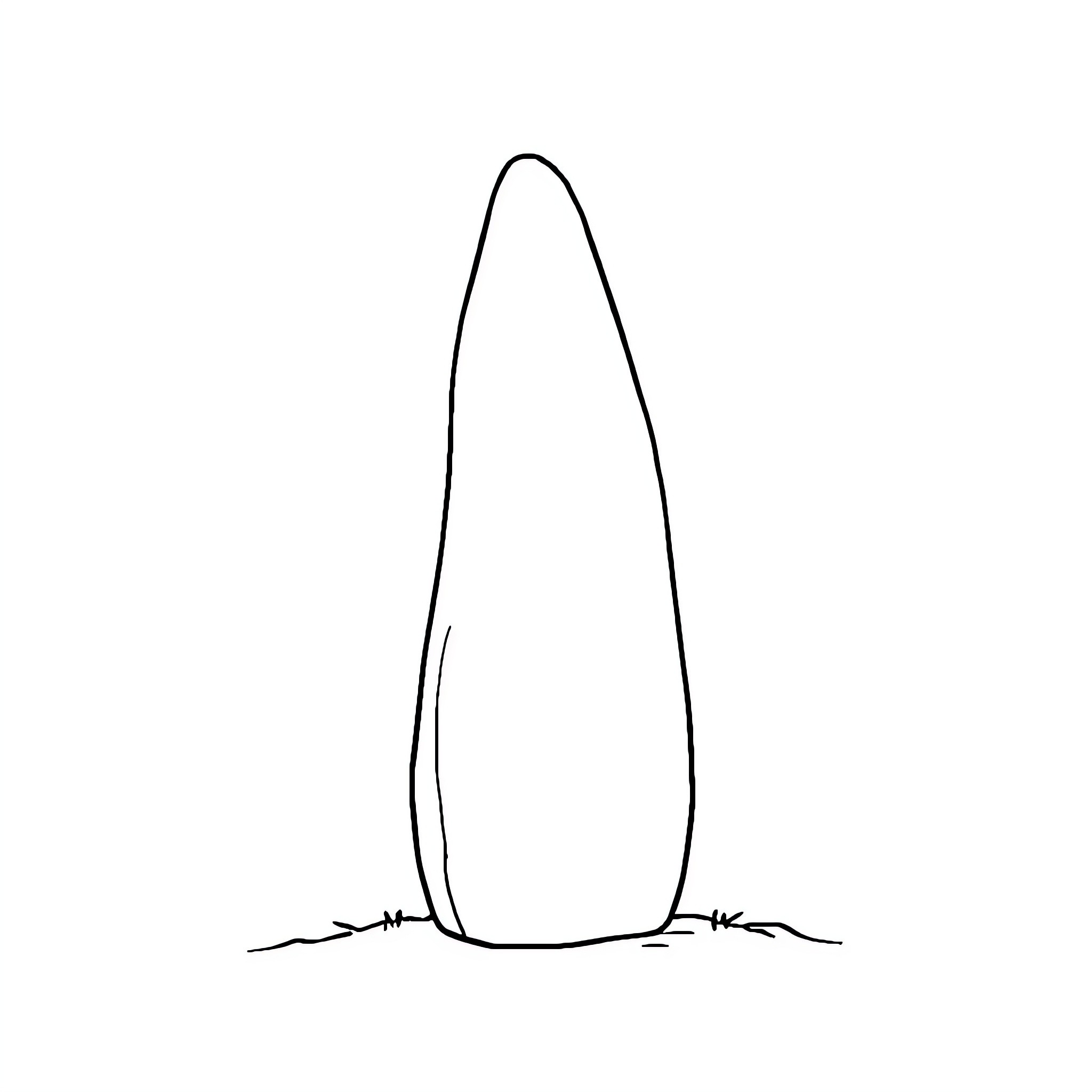 Image of a minimalist black and white shape Coloring Page (free black-and-white line drawing printable PDF for all, from beginners to advanced learners, including children, teens, adults, and seniors)