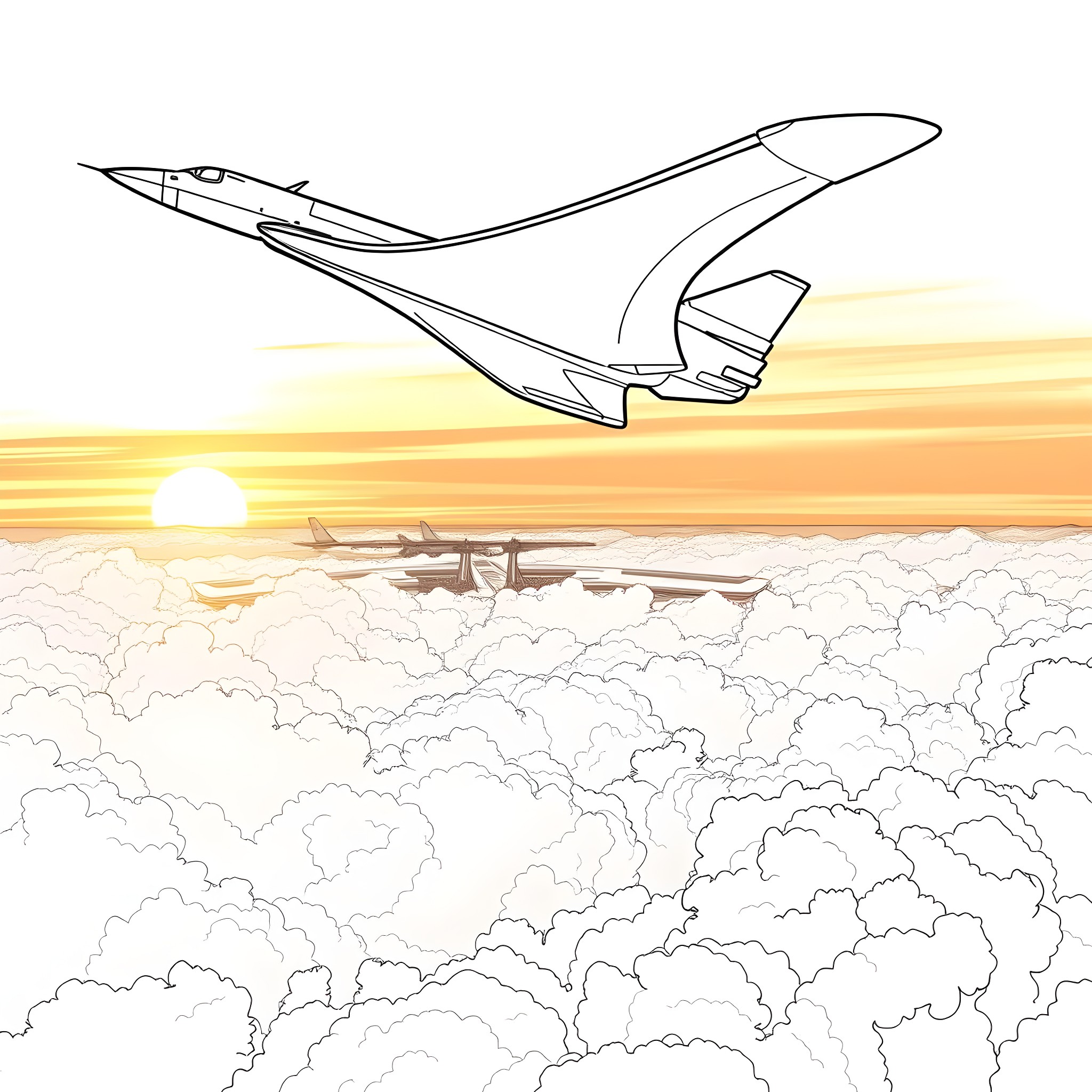 Best Concorde Coloring Pages Free Printable PDF Best Concorde Coloring Pages Free Printable PDF