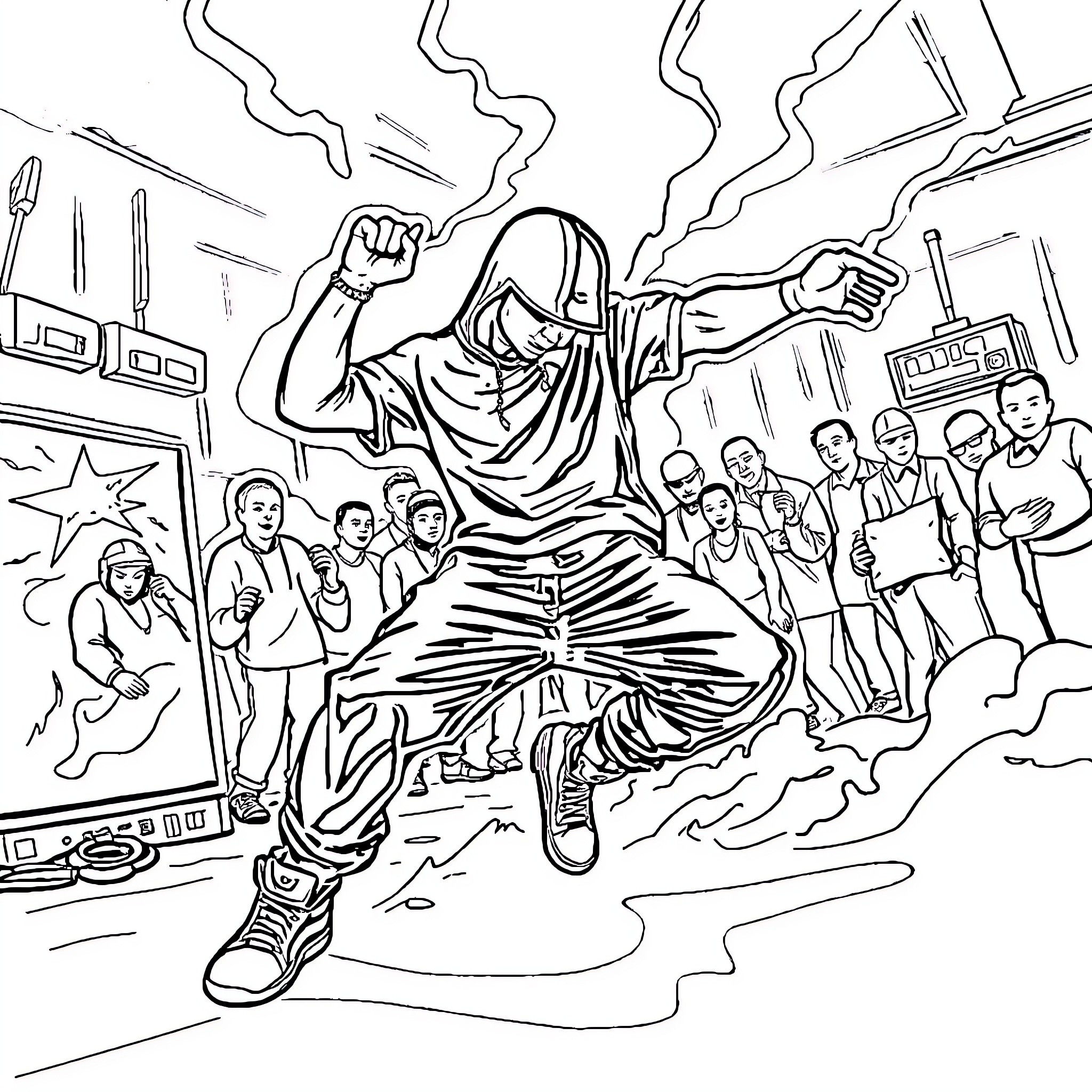 Best Rap Coloring Pages (Free Printable PDF)