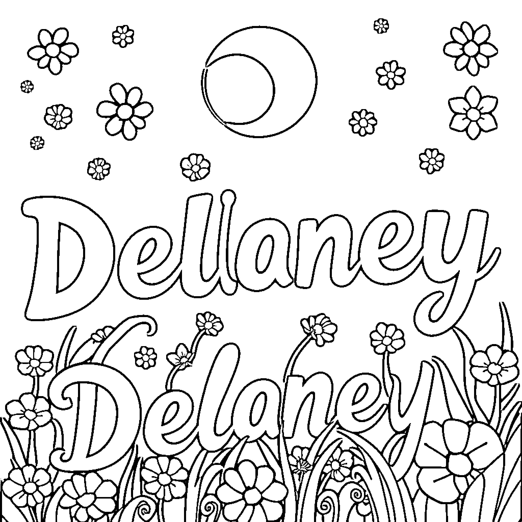 Stitch colorful floral patterns and designs Coloring Page (free black-and-white line drawing printable PDF for all, from beginners to advanced learners, including children, teens, adults, and seniors)