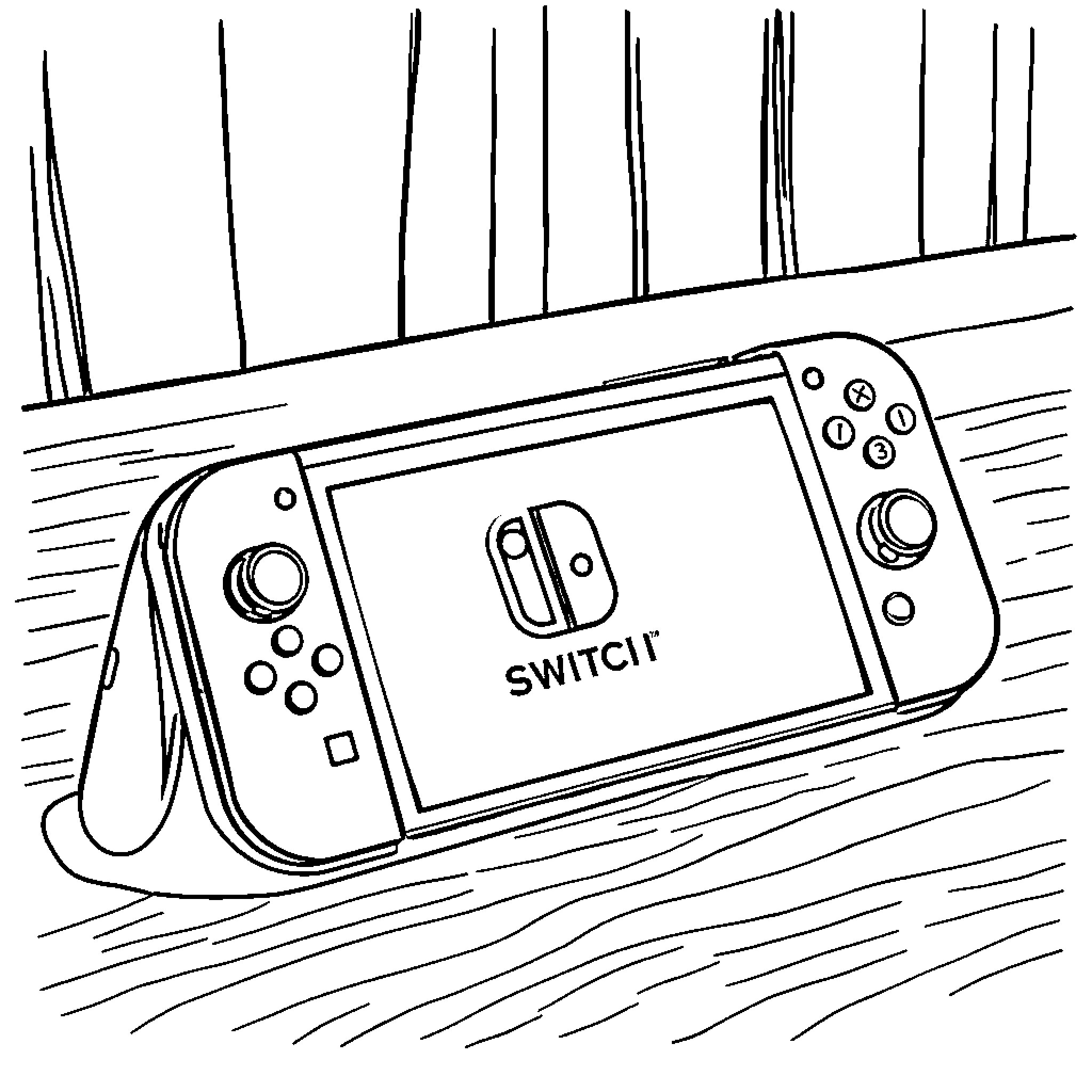 Best Nintendo Switch Coloring Pages (Free Printable PDF)