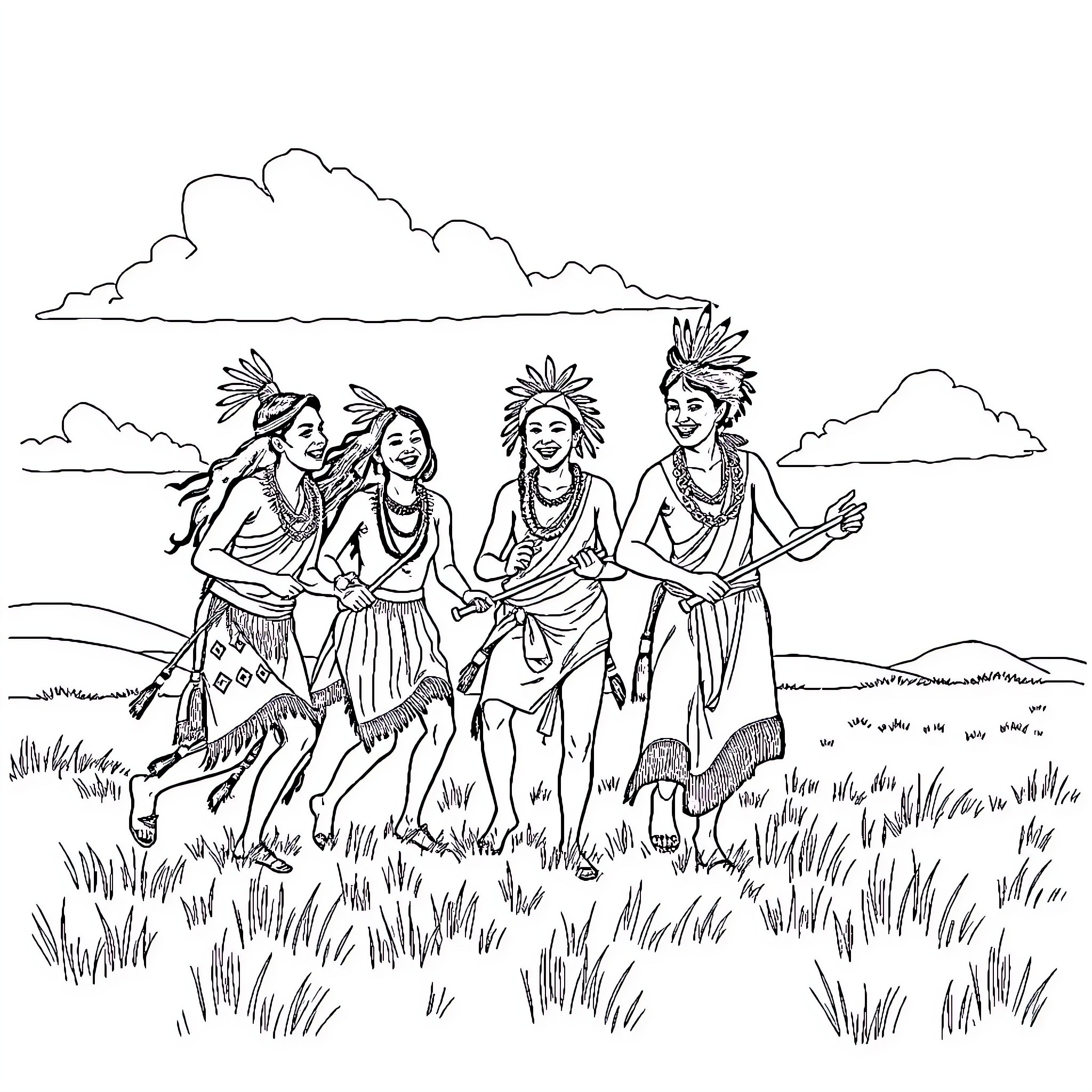1 Best Indigenous People Coloring Pages (Free Printable PDFs)