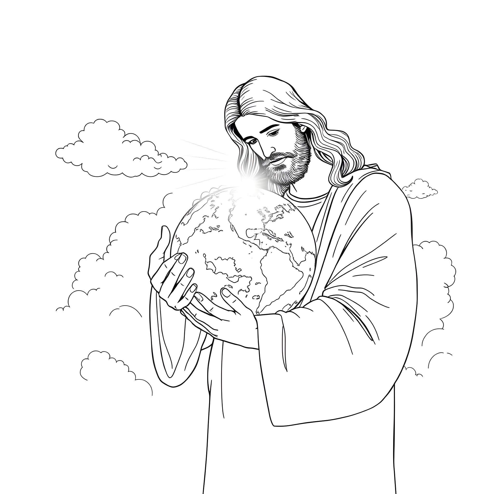 47 Best Jesus Coloring Pages (Free Printable PDFs)