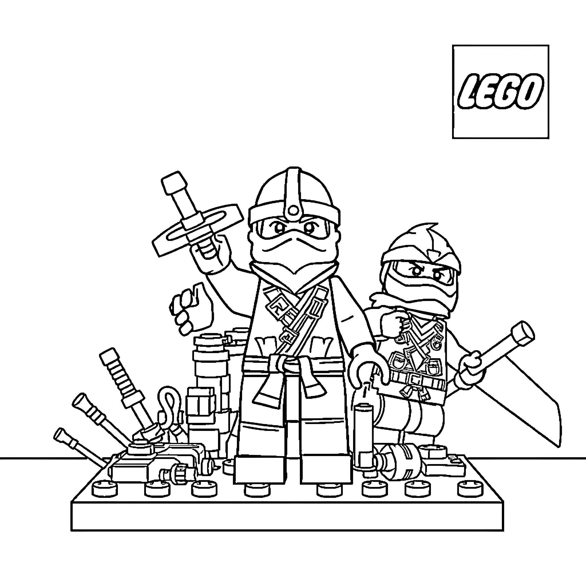 Best Ninjago Coloring Pages (Free Printable PDF)
