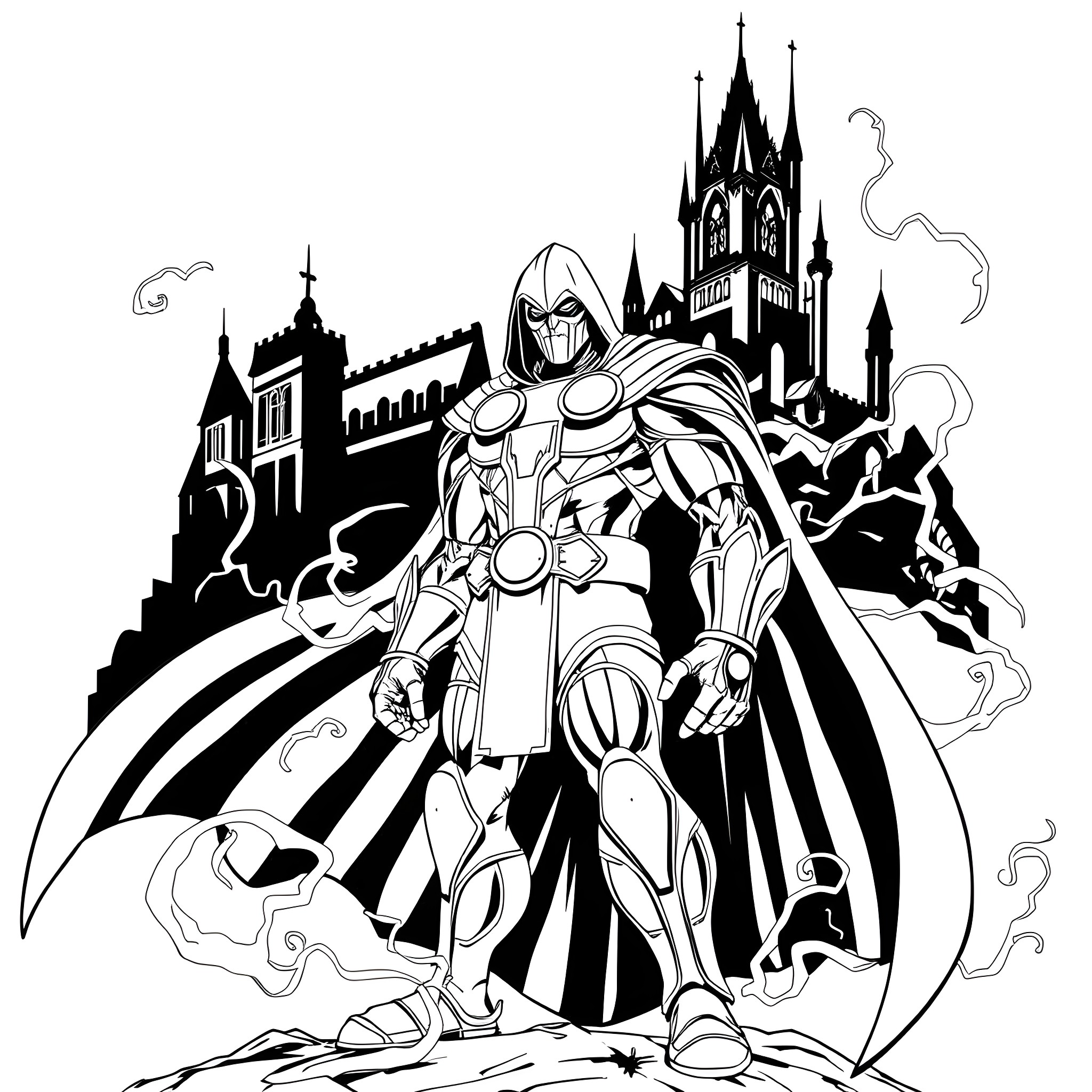 31 Best Doctor Doom Coloring Pages (Free Printable PDFs)