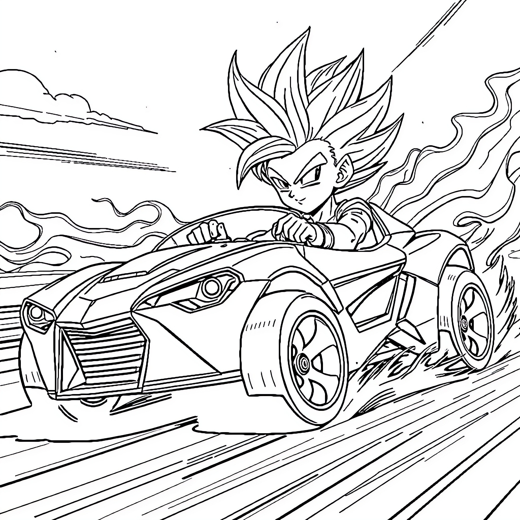 Best Super Saiyan Coloring Pages (Free Printable PDF)