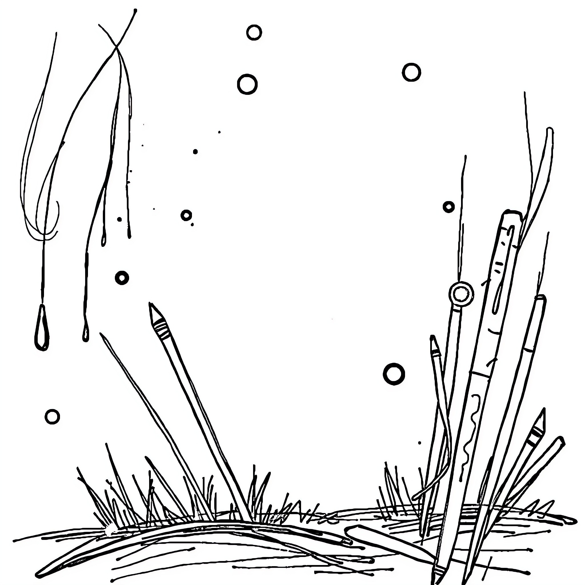 Work of Abstract Lines and Shapes Coloring Page (free black-and-white line drawing printable PDF for all, from beginners to advanced learners, including children, teens, adults, and seniors)